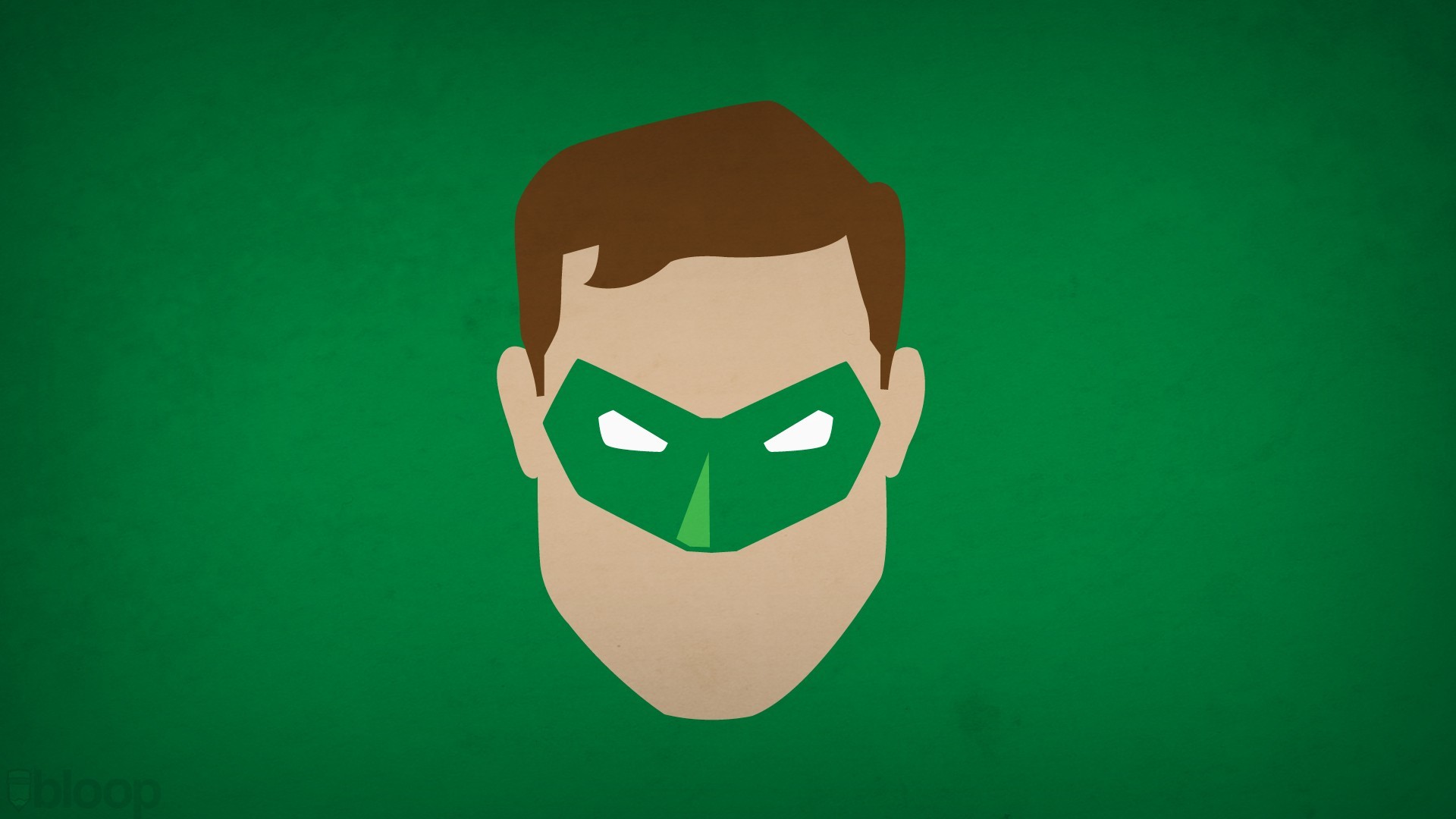 Green Lantern minimalist illustration HD Wallpaper