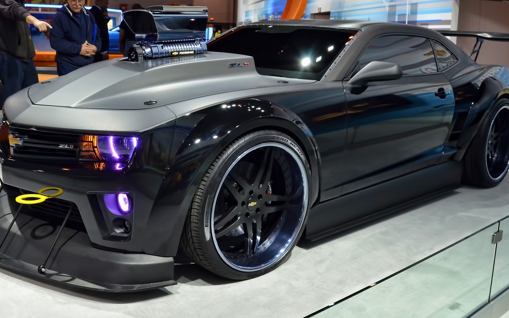 Chevrolet Camaro ZL1 with Supercharger HD Wallpaper