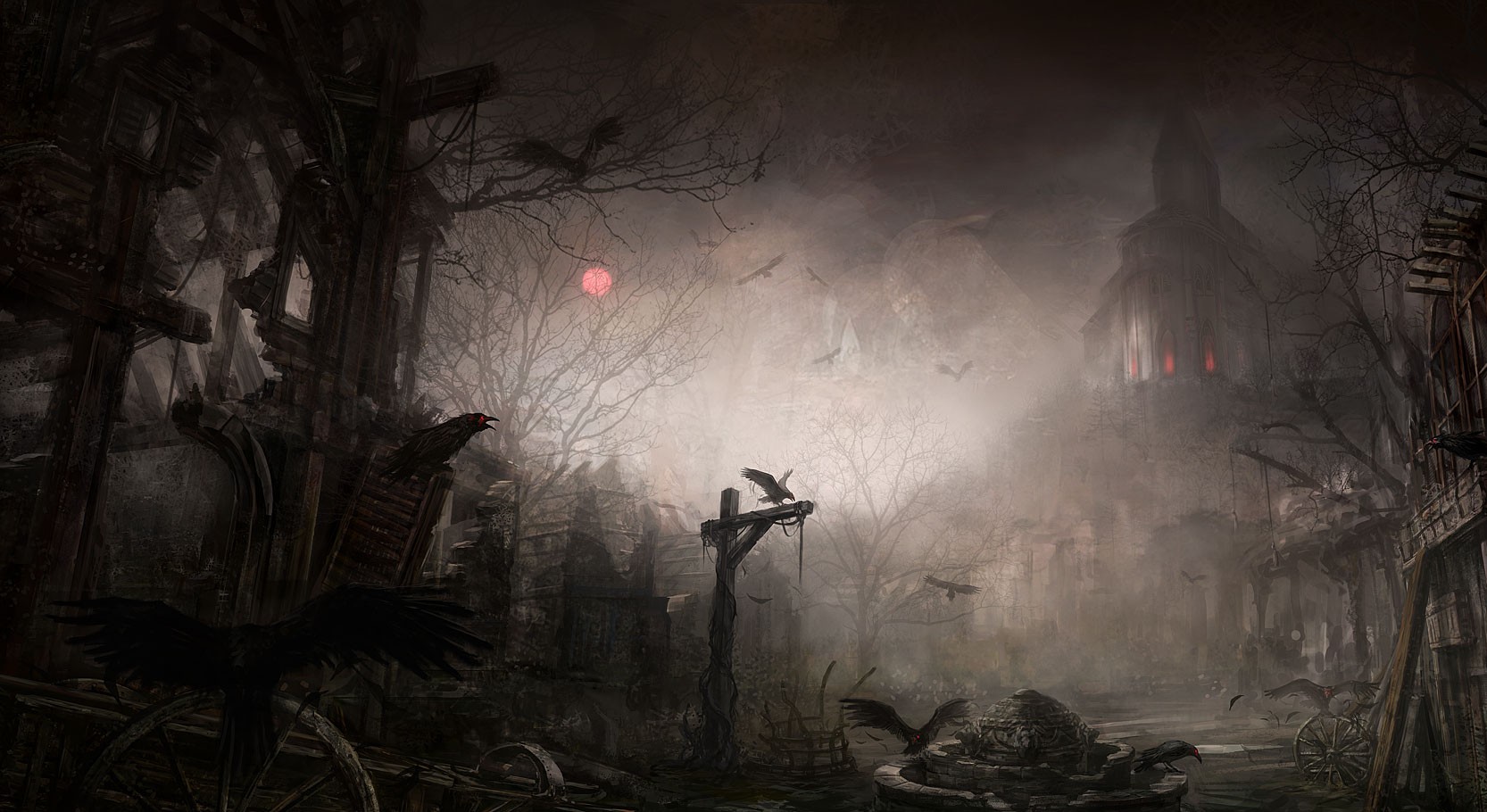 Gothic artwork from Diablo III HD Wallpaper