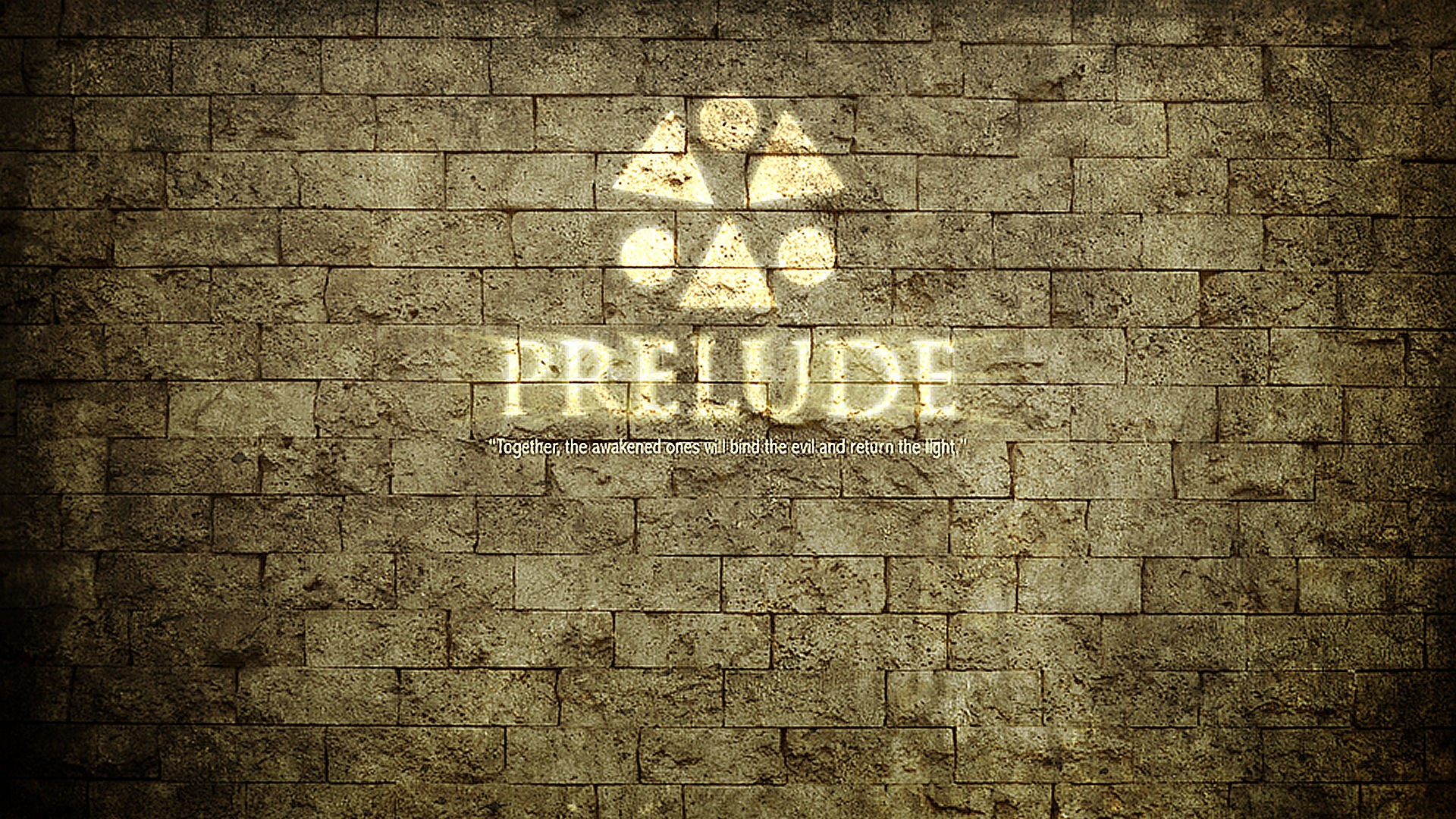 Prelude logo on a brick wall HD Wallpaper