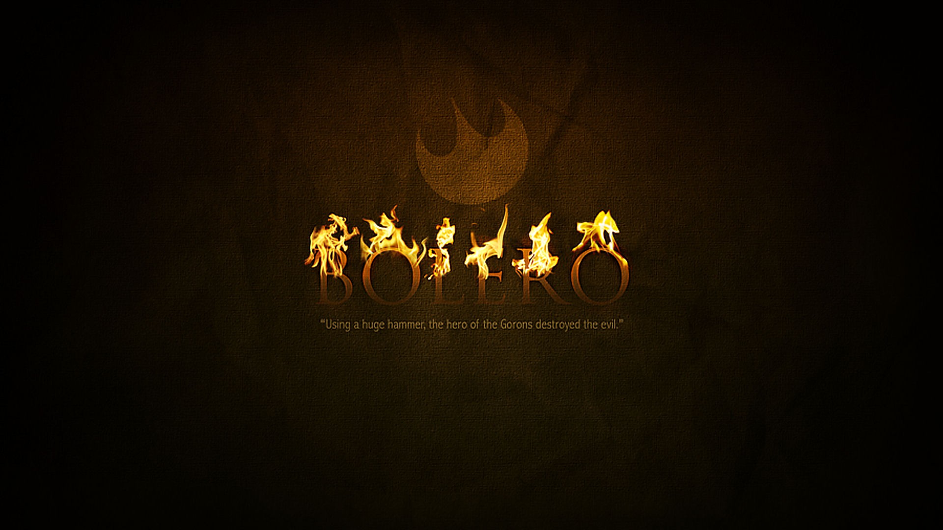 Bolero The Legend of Zelda Gorons HD Wallpaper