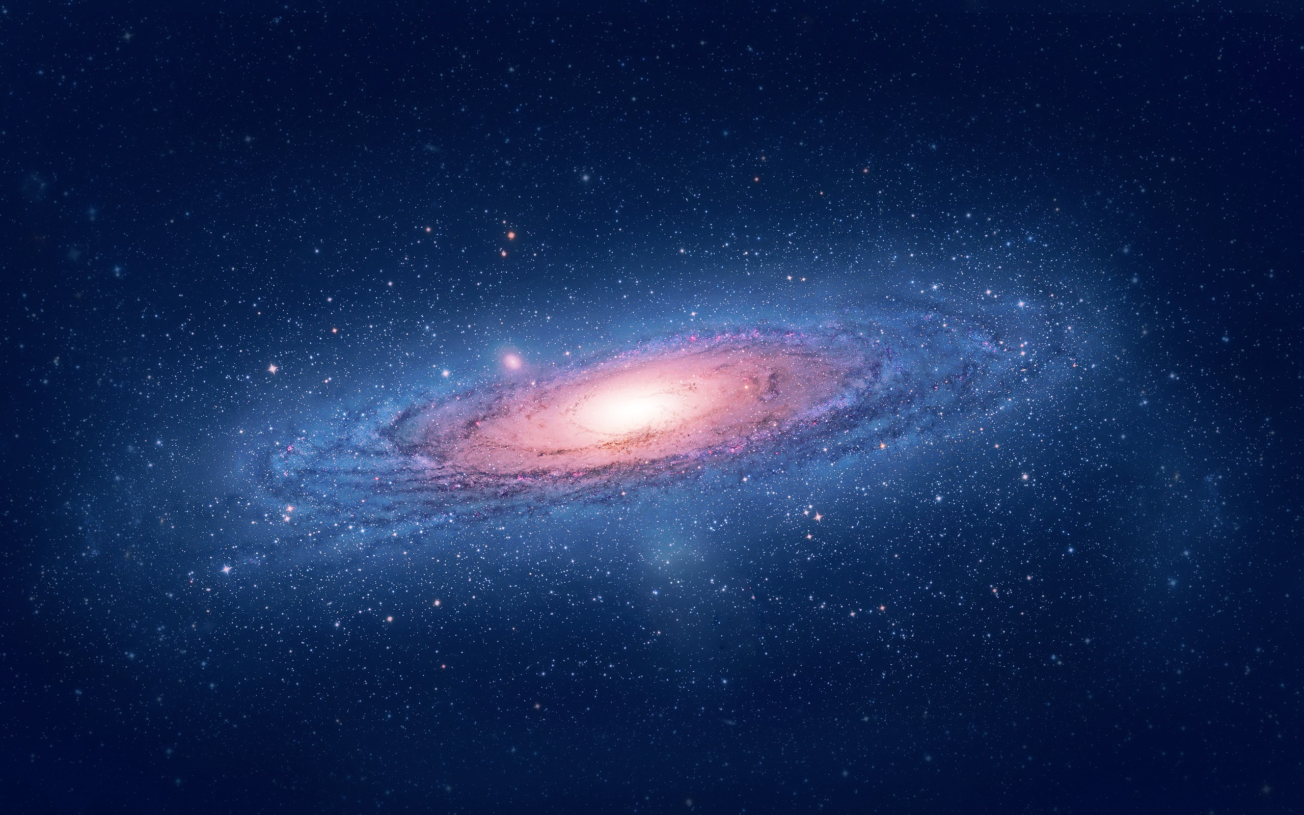 A spiral galaxy in deep space HD Wallpaper