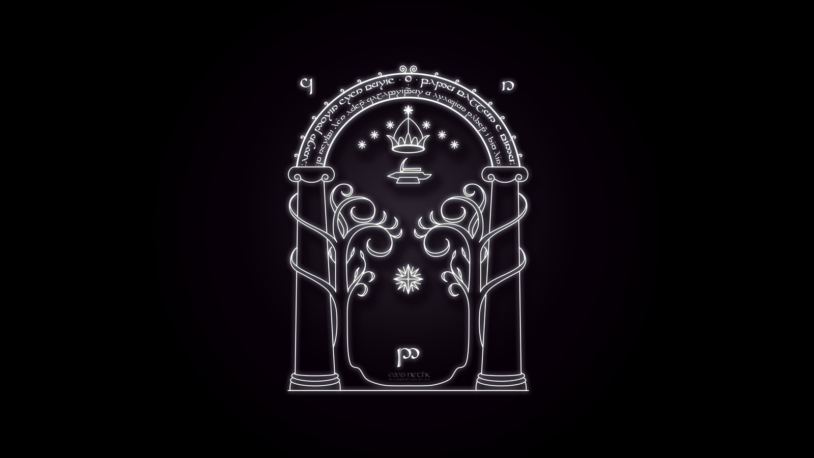 The Lord of the Rings Gates of Moria HD Wallpaper