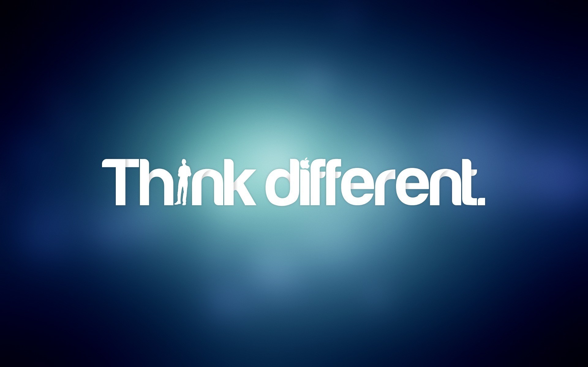 Apple Inc. Think different typography HD Wallpaper