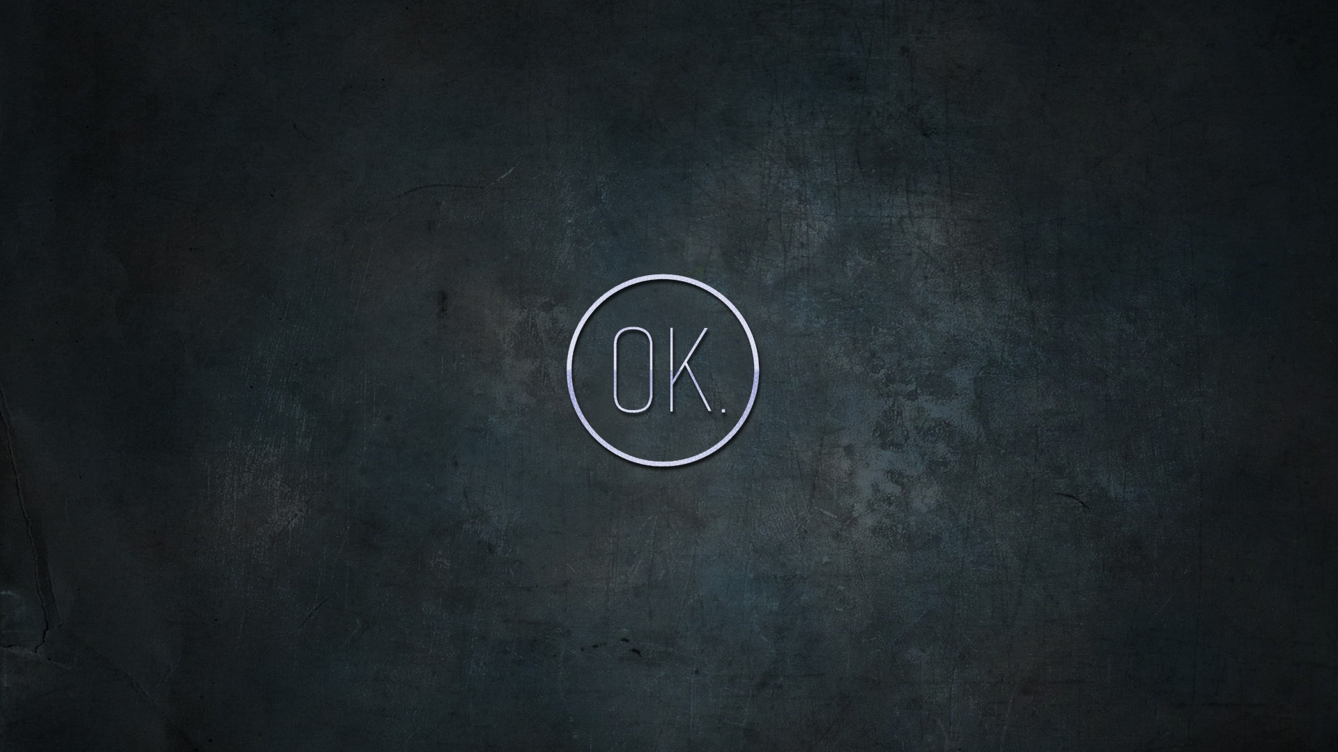 OK. logo on a dark textured background HD Wallpaper