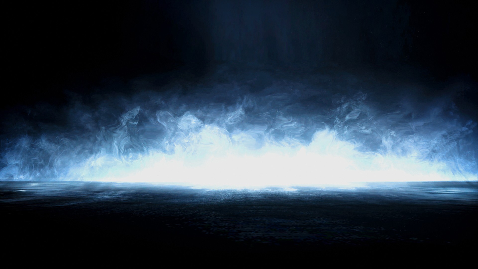 Battlefield 3 blue smoke and light HD Wallpaper