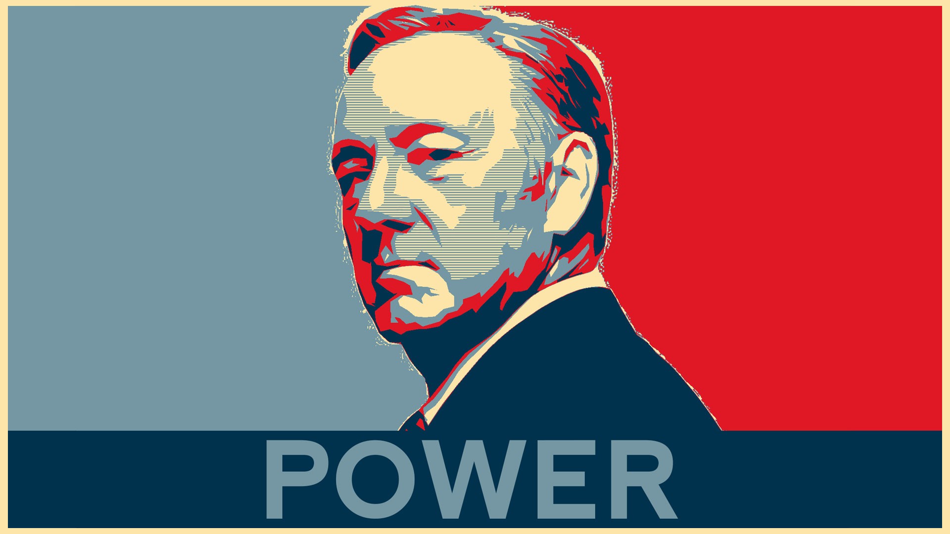 Kevin Spacey "POWER" House of Cards Poster HD Wallpaper