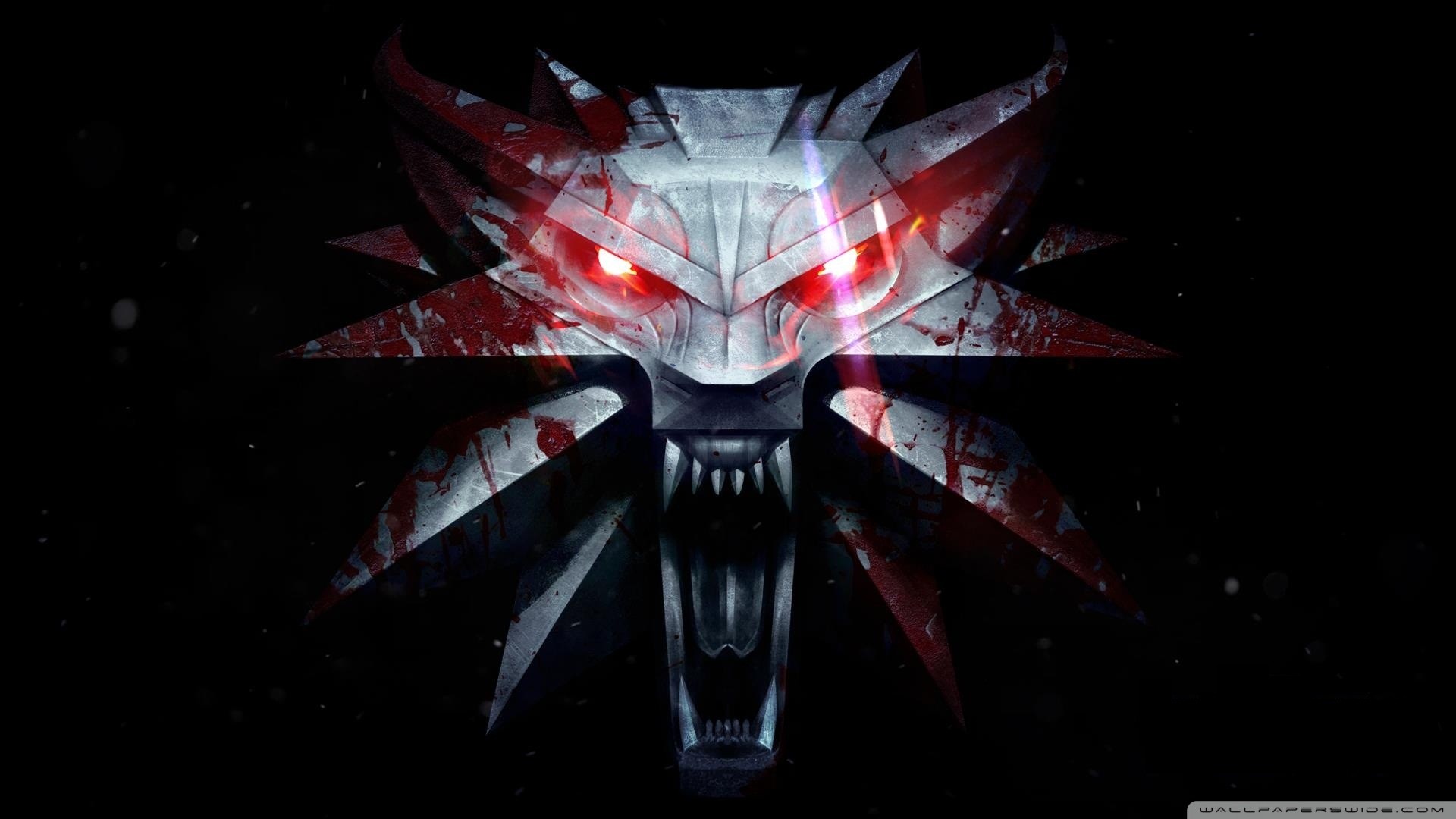 The Witcher 3: Wild Hunt Wolf Medallion Artwork HD Wallpaper