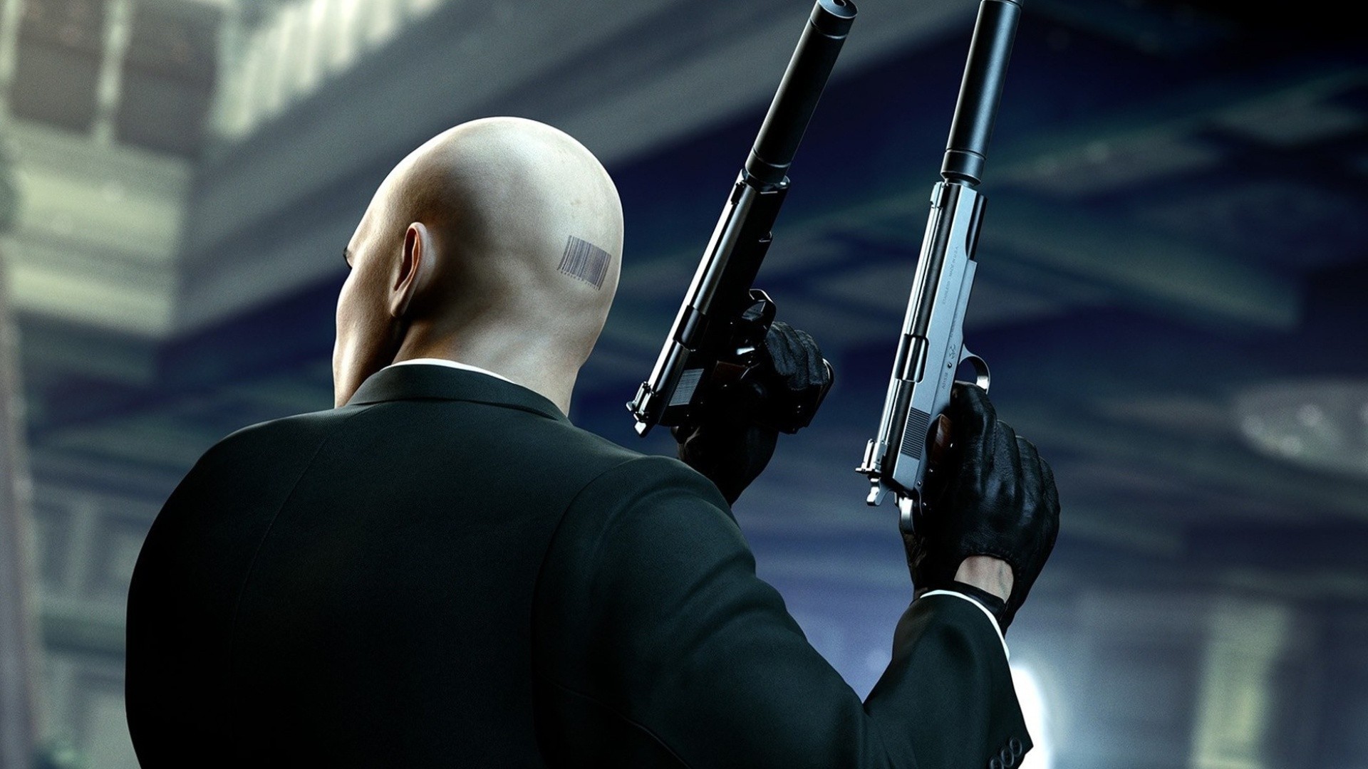 Black Coat White Shirt Video Games Screen Shot Hitman Video Game 