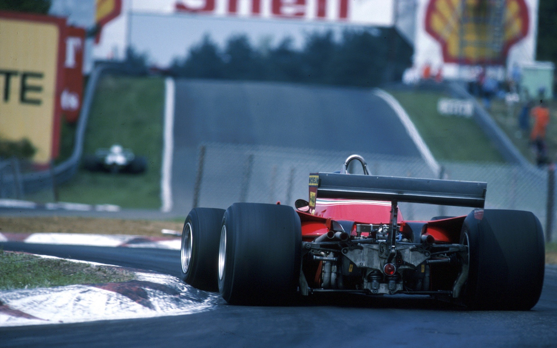 Ferrari Formula 1 race car on a track HD Wallpaper