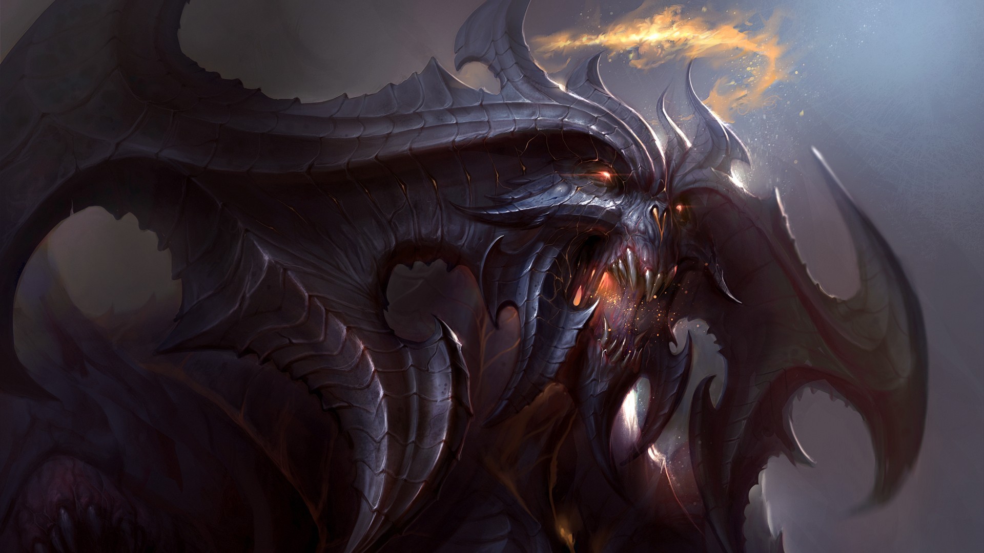Diablo III Demon Close-up HD Wallpaper