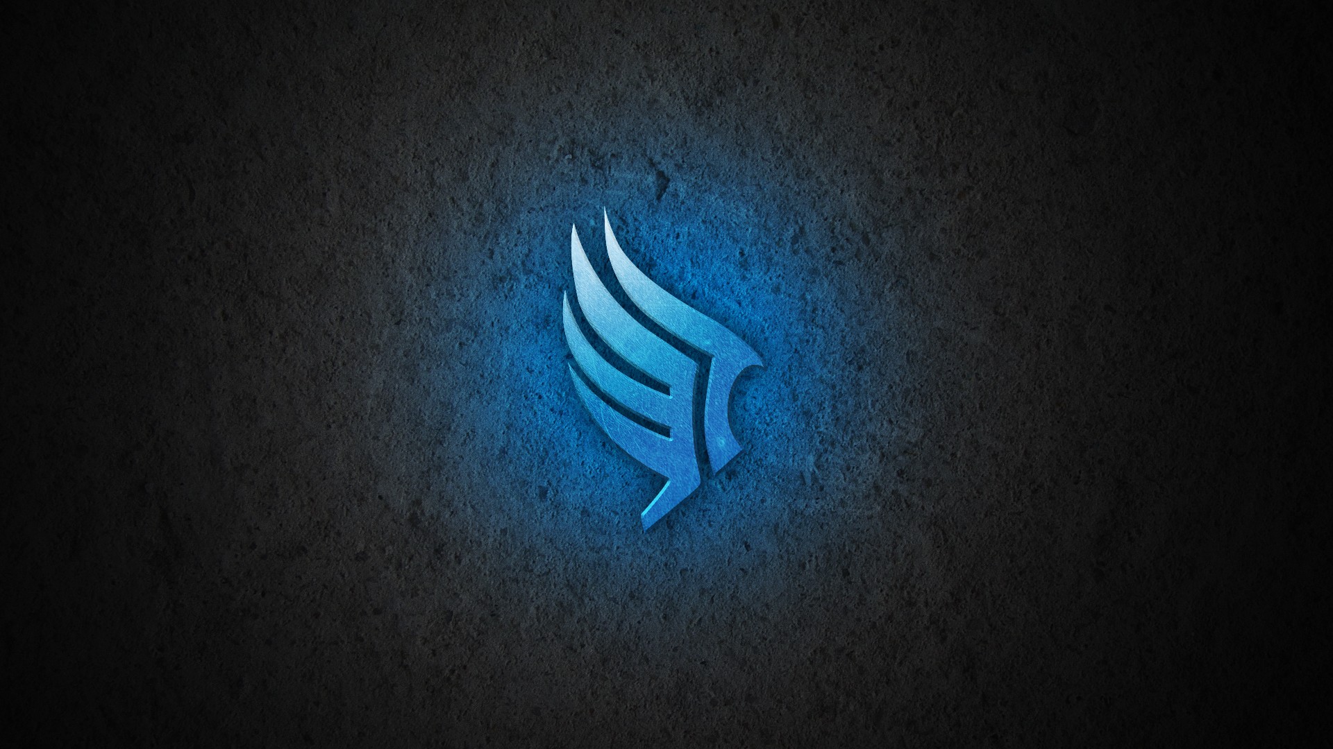 Mass Effect Paragon Symbol on Textured Background HD Wallpaper