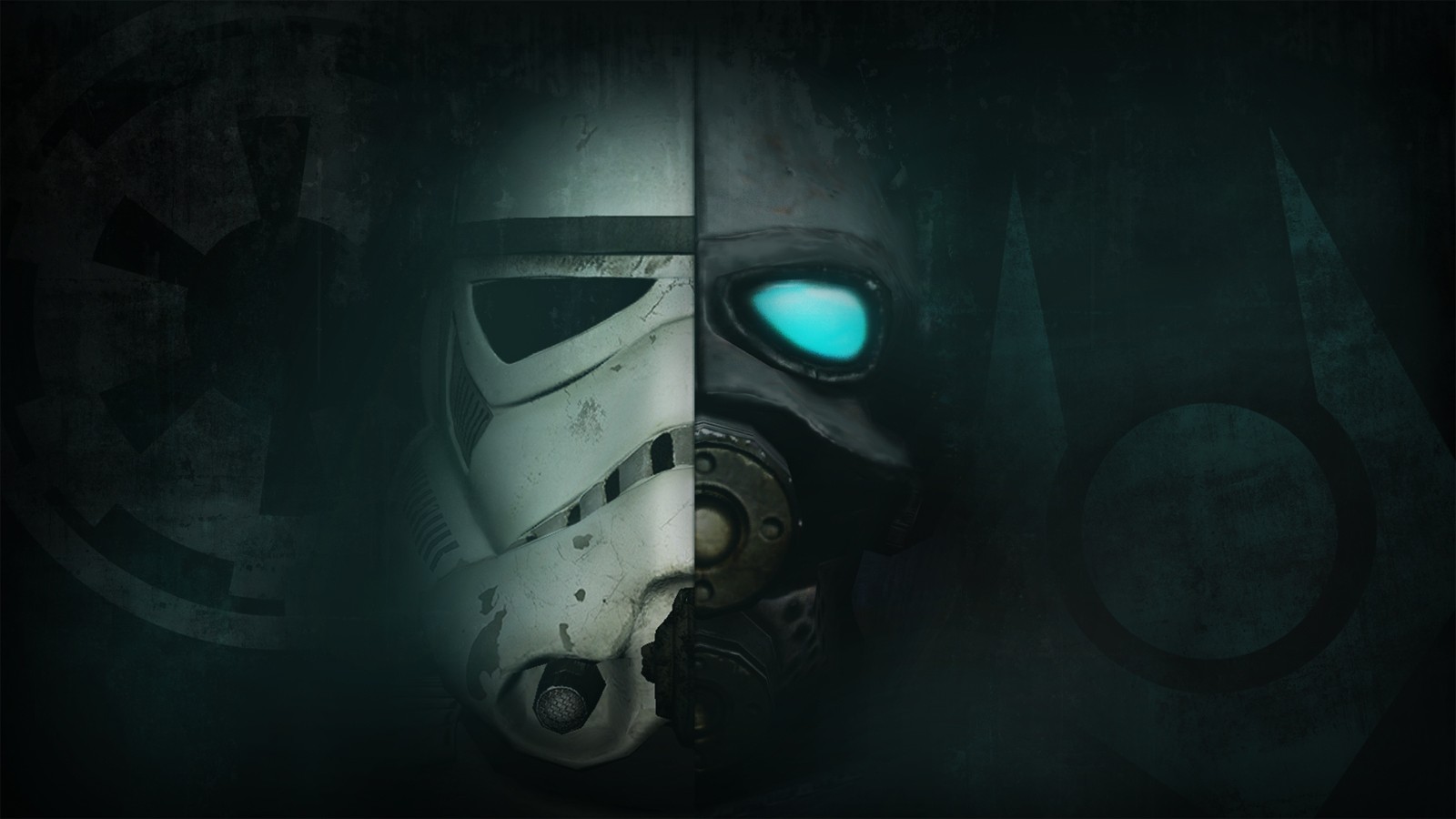 Stormtrooper and Combine Soldier Mashup HD Wallpaper