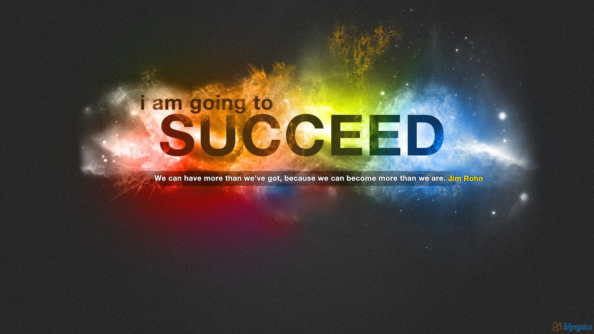 Motivational quote about success by Jim Rohn HD Wallpaper