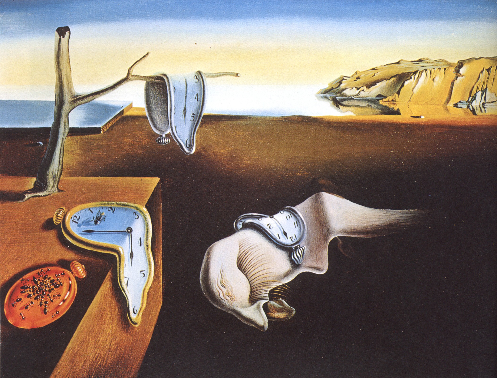 The Persistence of Memory by Salvador Dalí HD Wallpaper
