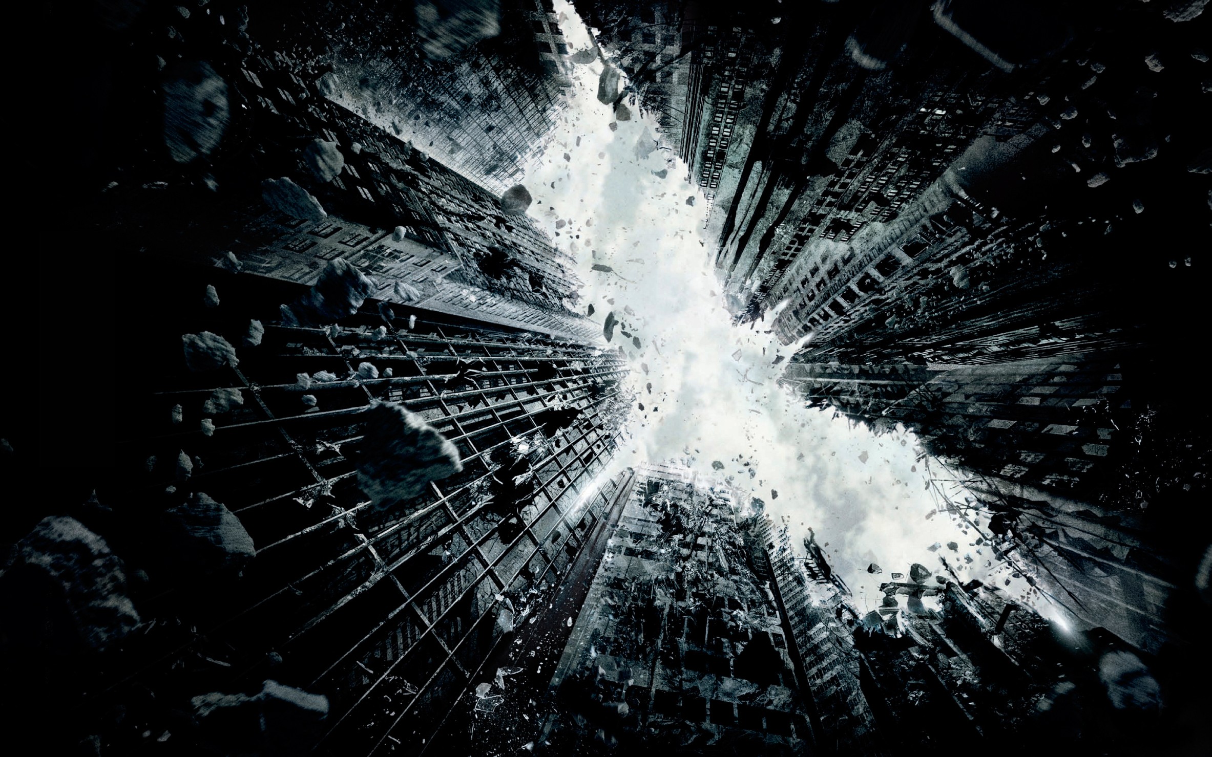 The Dark Knight Rises city destruction HD Wallpaper