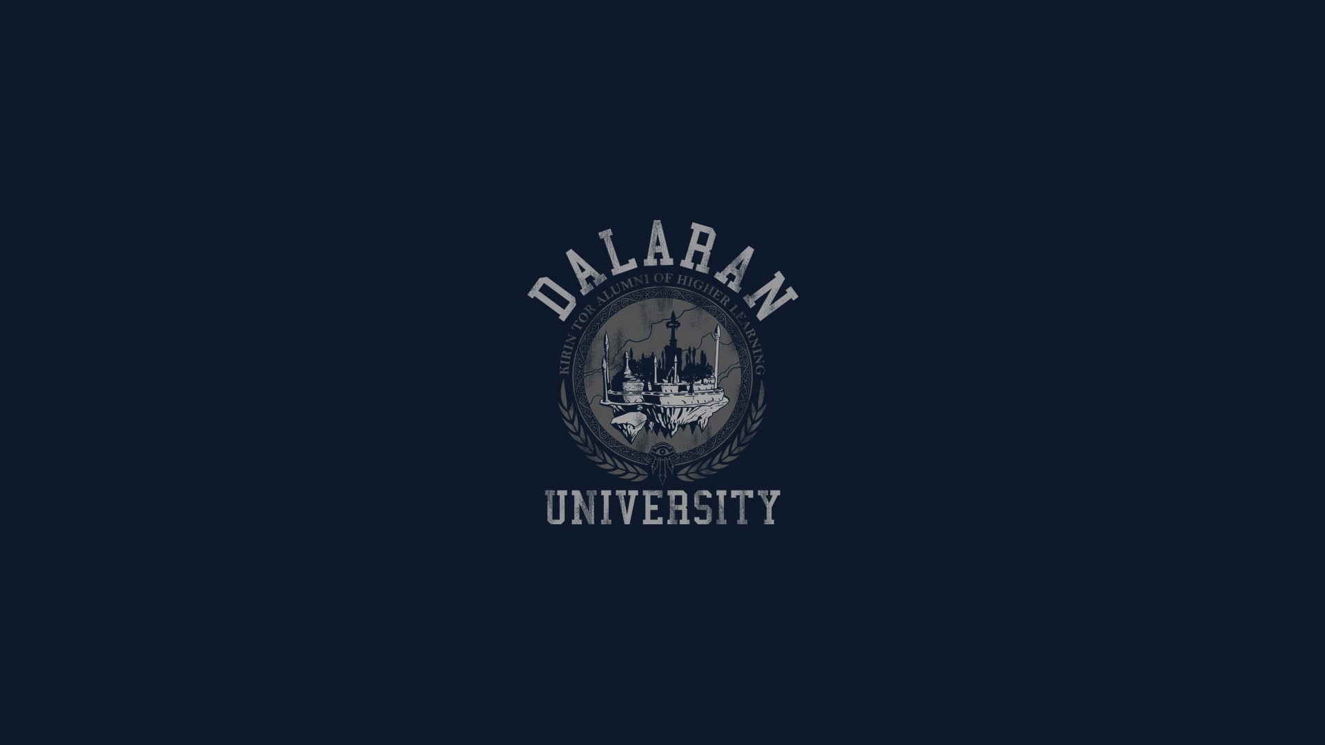 Dalaran University Kirin Tor Alumni of Higher Learning logo HD Wallpaper