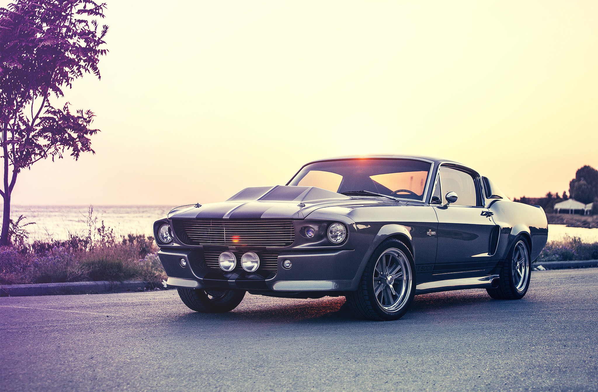 Gray 1967 Shelby GT500 Eleanor Mustang HD Wallpaper