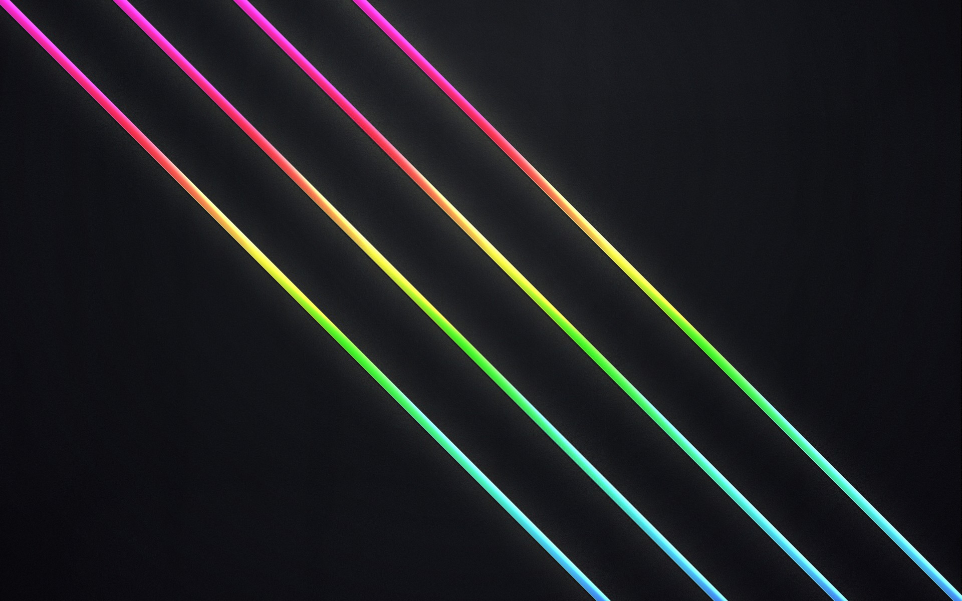 Abstract diagonal lines with rainbow colors HD Wallpaper