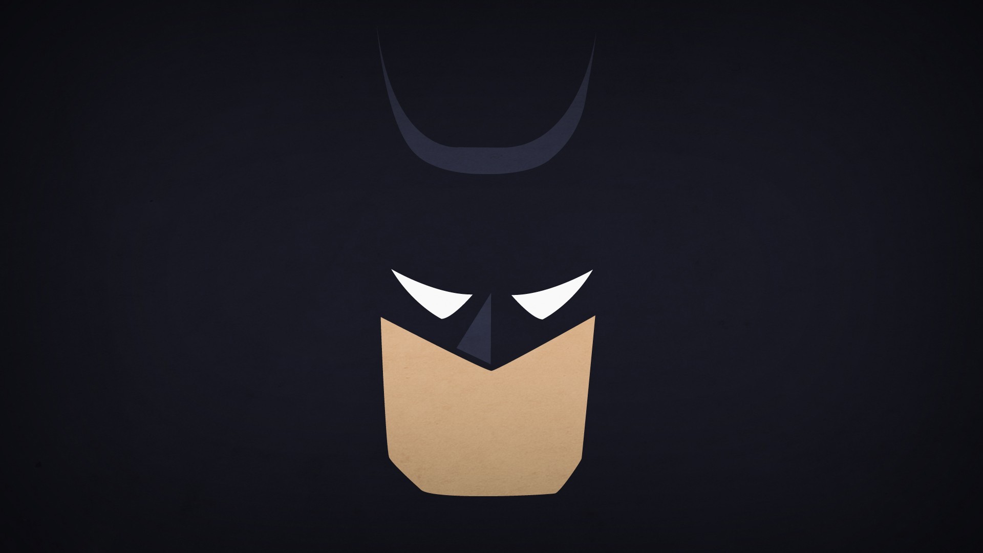 Minimalist Batman Face HD Wallpaper