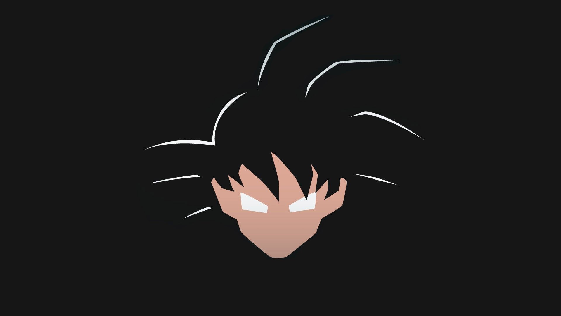 Son Goku from Dragon Ball minimalist art HD Wallpaper