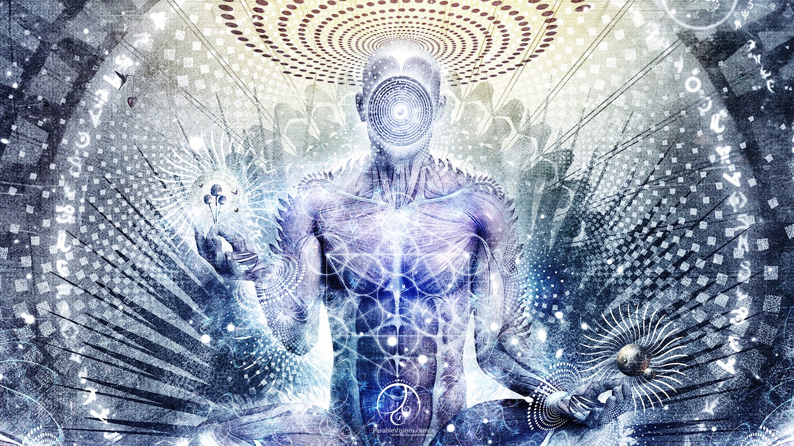 Cameron Gray spiritual meditation artwork HD Wallpaper