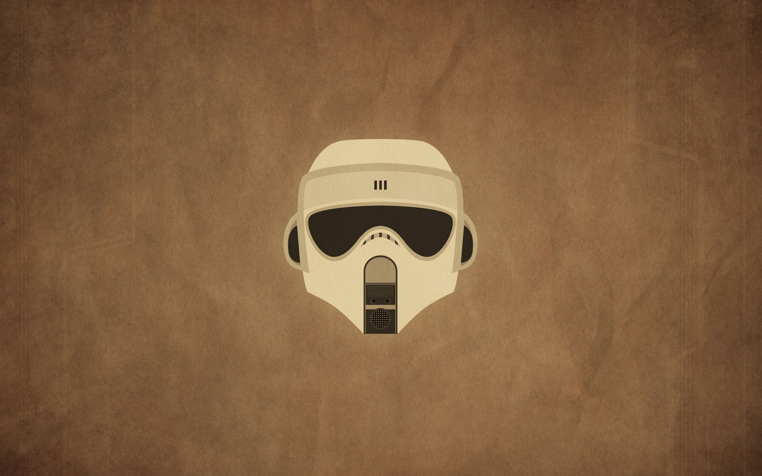 Star Wars Scout Trooper Helmet Minimalist Art HD Wallpaper