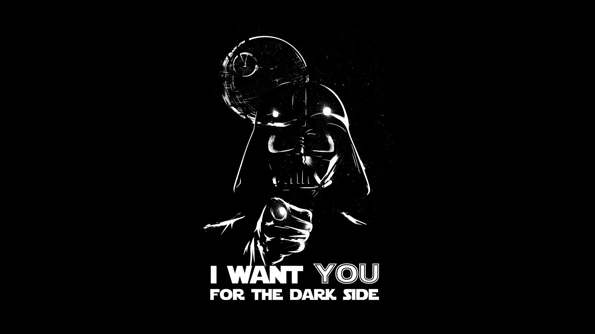 Darth Vader and the Death Star "I Want You" HD Wallpaper