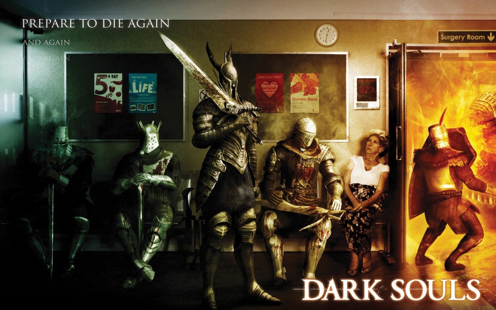 Dark Souls Prepare to Die Again video game HD Wallpaper