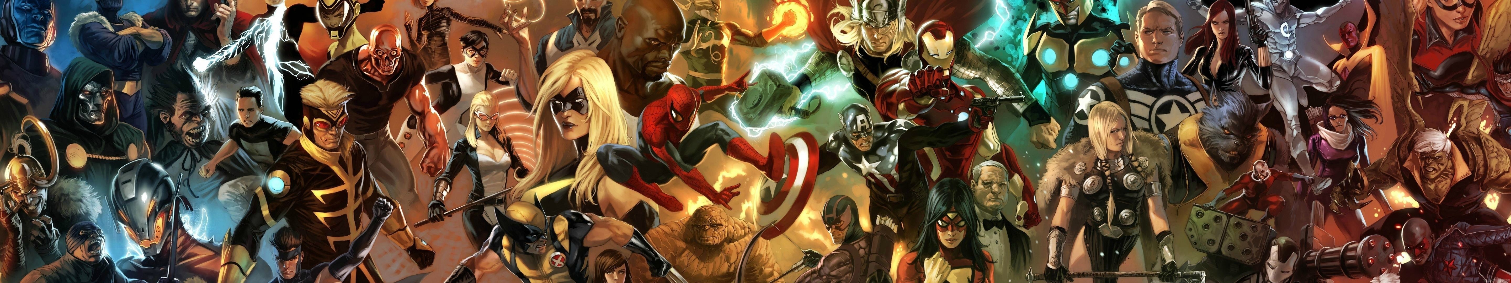 Marvel Comics Superheroes Assemble HD Wallpaper