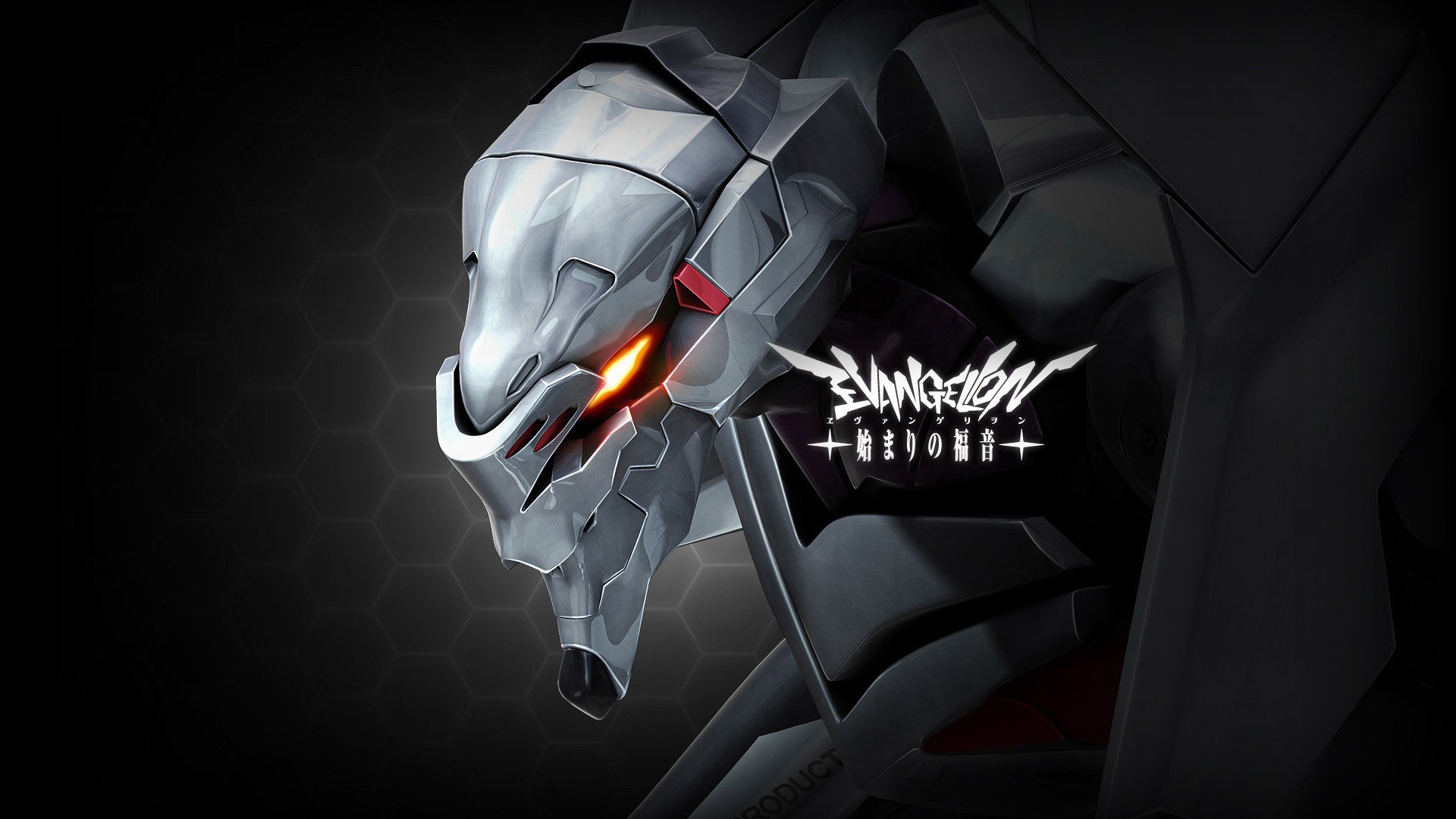 Evangelion Unit 00 with Evangelion logo HD Wallpaper