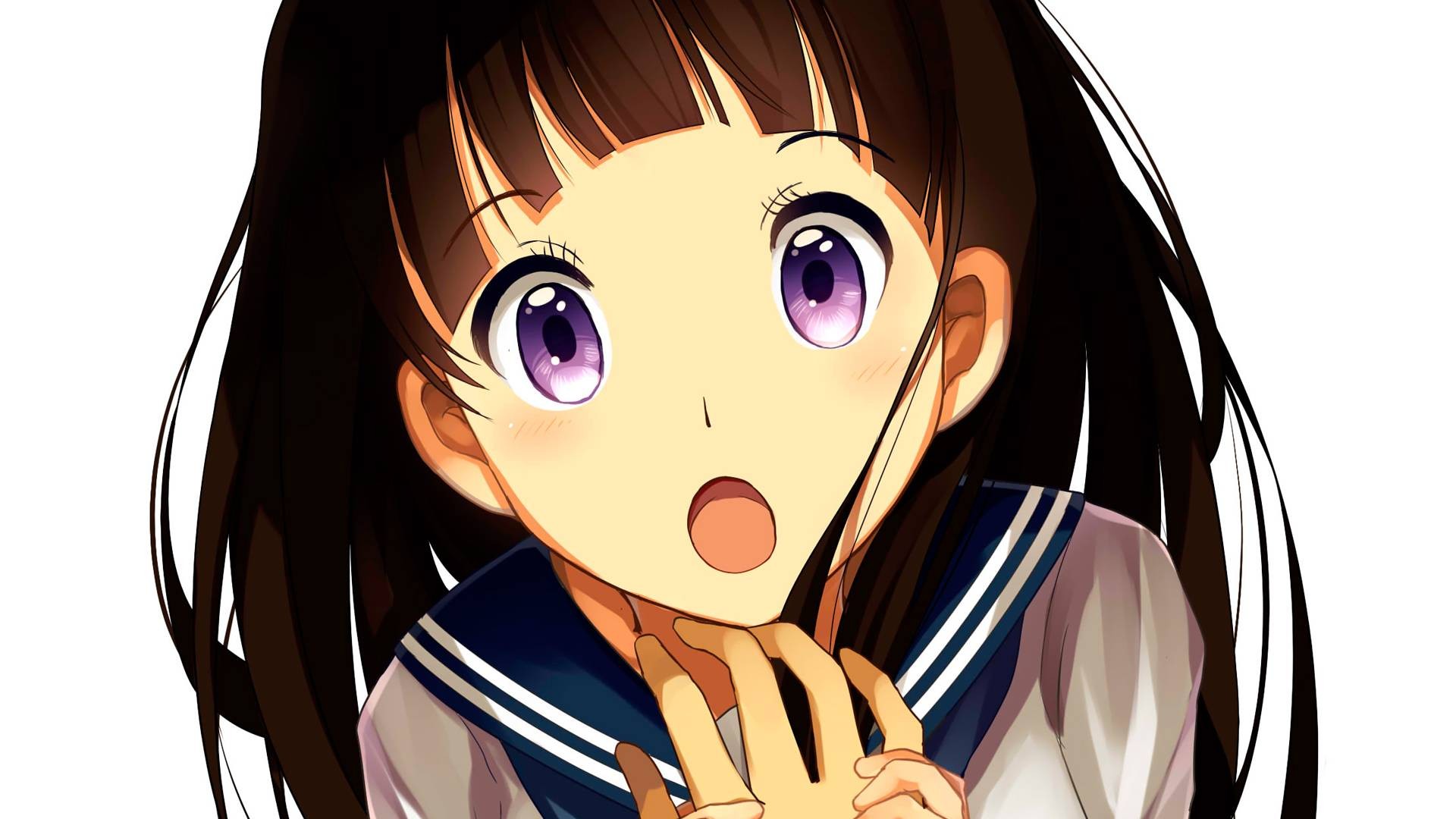 Chitanda Eru from Hyouka HD Wallpaper