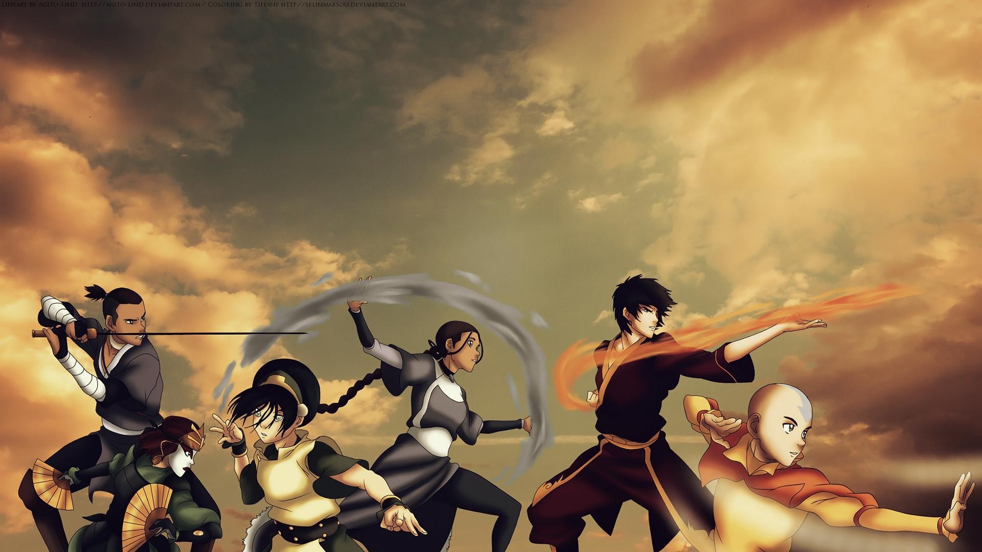 Sokka Toph Beifong Avatar The Last Airbender Katara Aang Prince Zuko HD Wallpaper