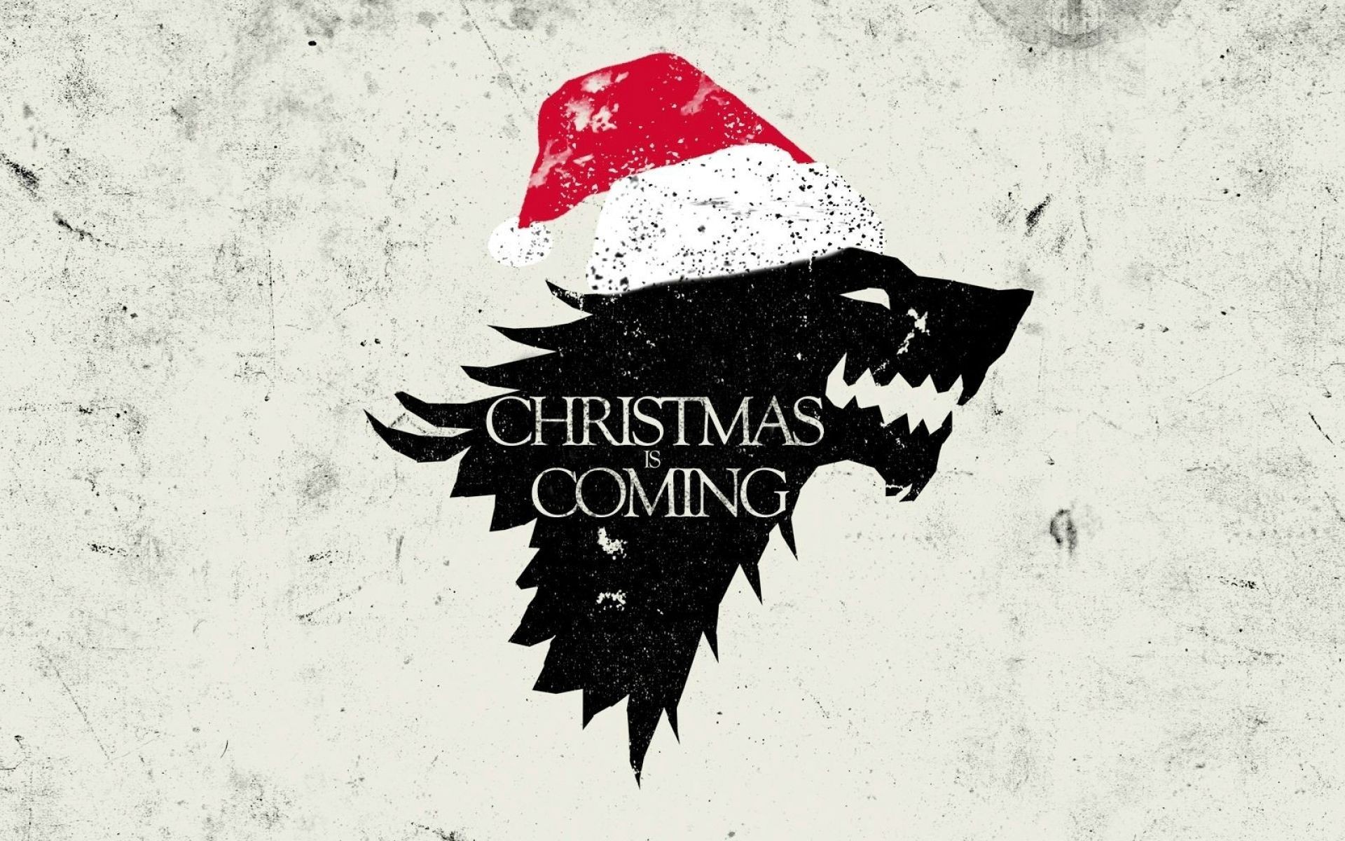 Game of Thrones Christmas Is Coming Direwolf HD Wallpaper