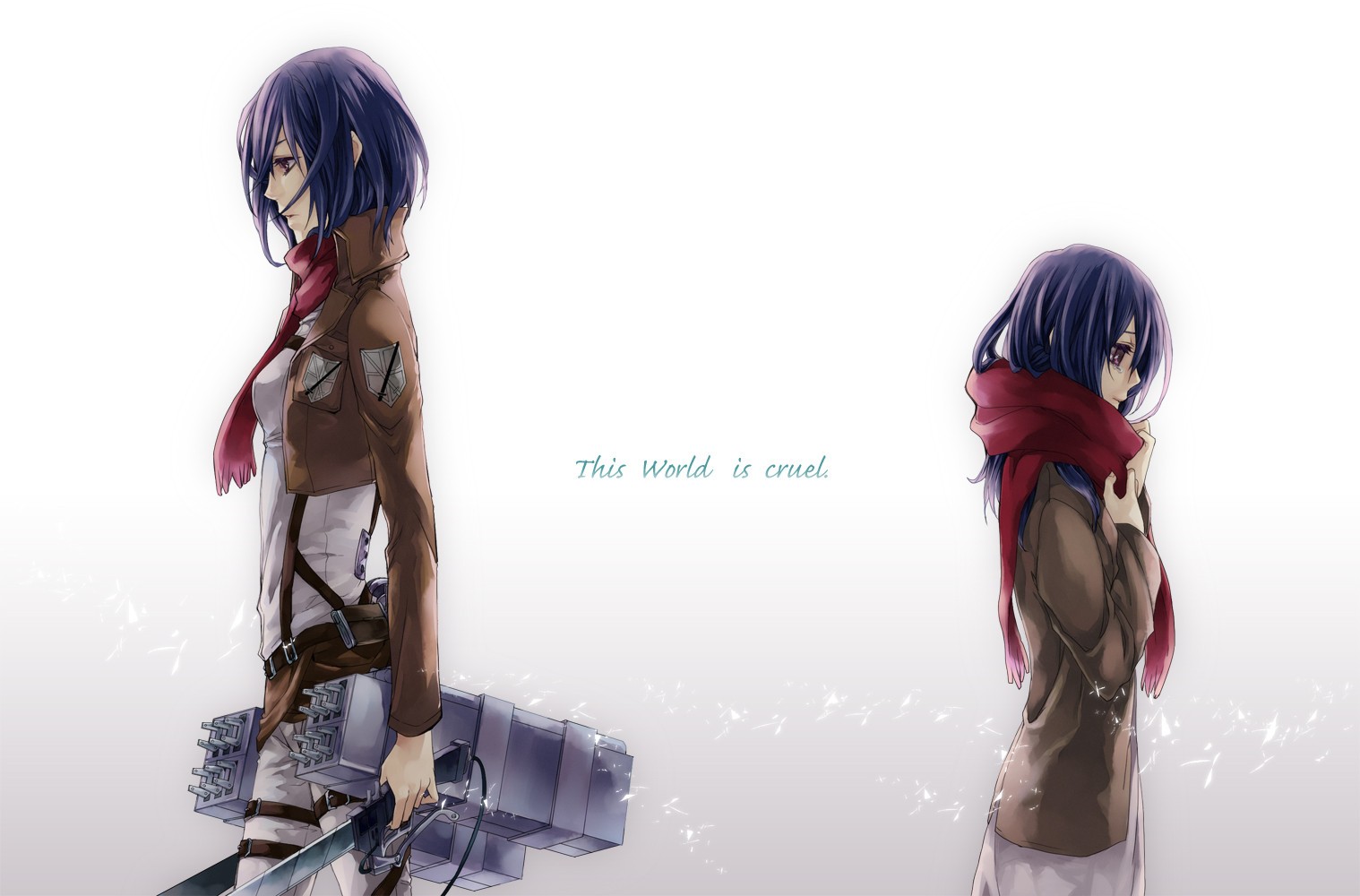 Mikasa Ackerman from Shingeki no Kyojin HD Wallpaper