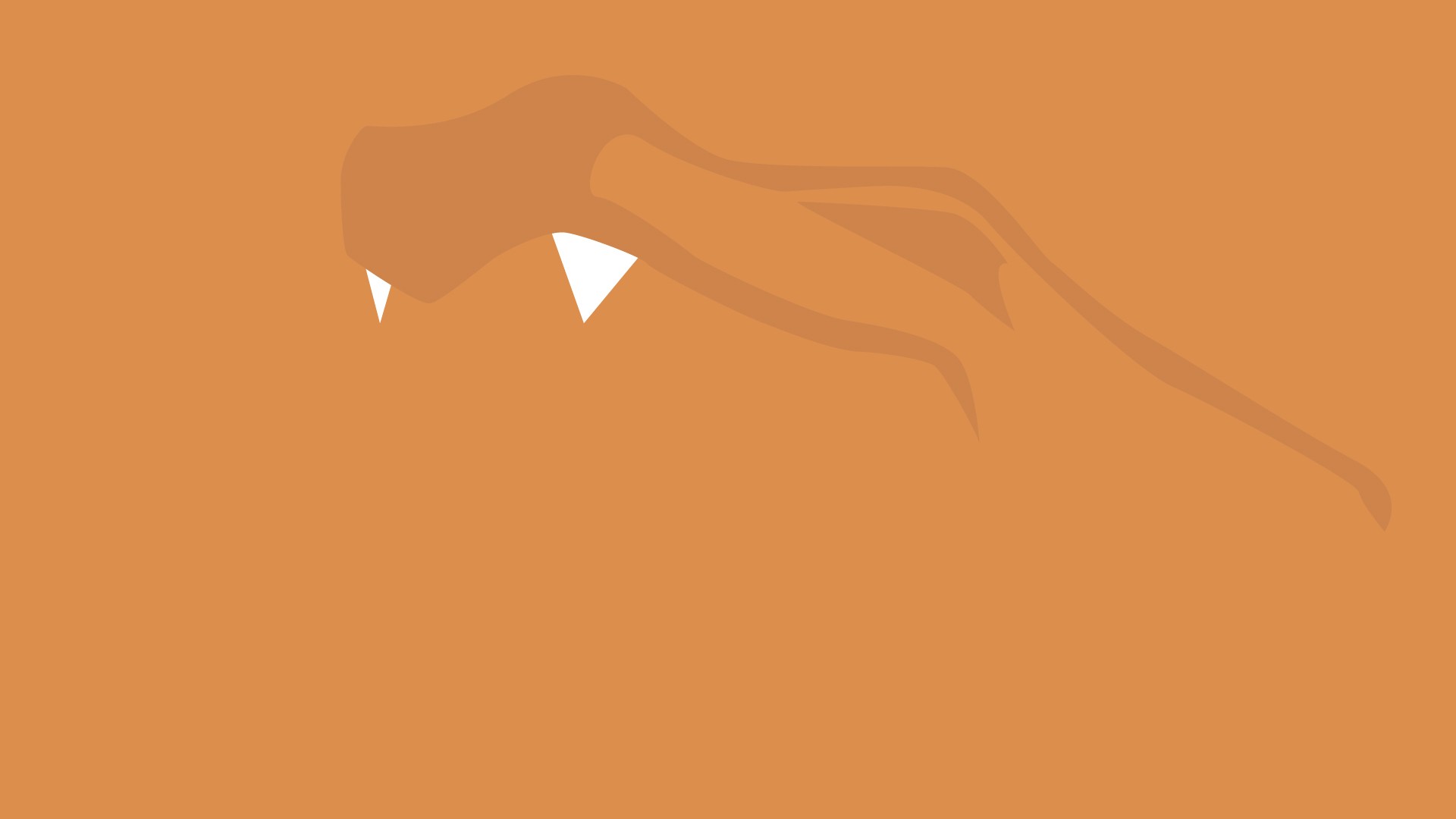 Minimalist Charizard Pokémon HD Wallpaper