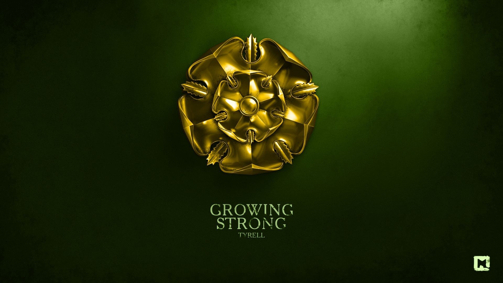 House Tyrell sigil from Game of Thrones HD Wallpaper