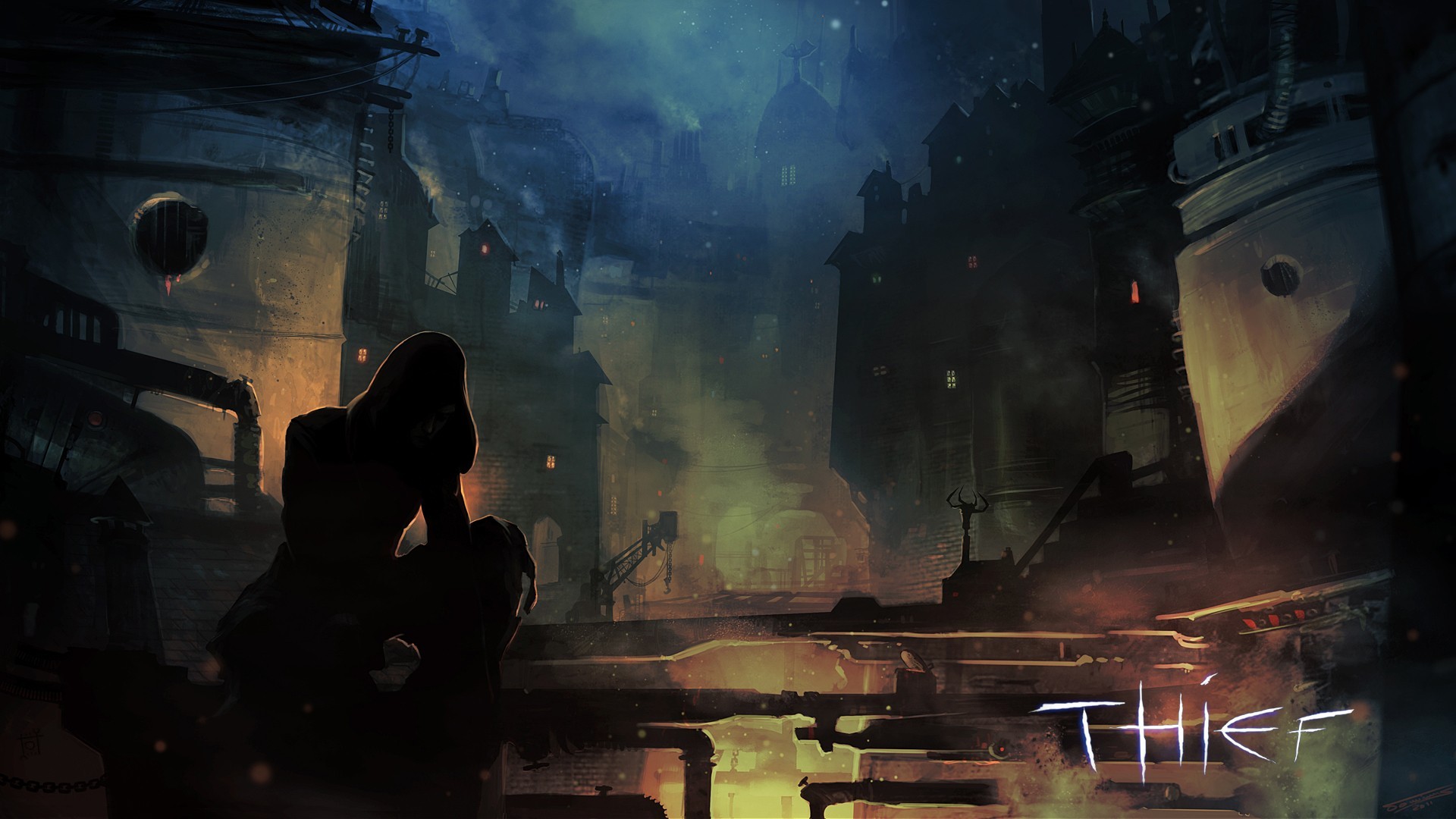 Thief video game artwork HD Wallpaper
