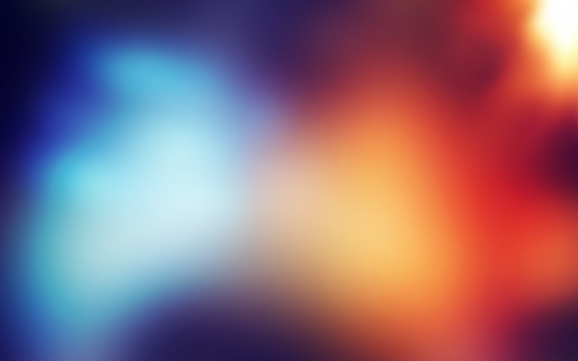Abstract gradient of blue, orange, and red colors HD Wallpaper
