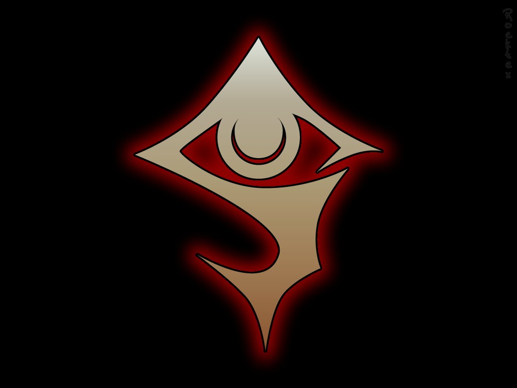 Hellsing symbol with red glow HD Wallpaper
