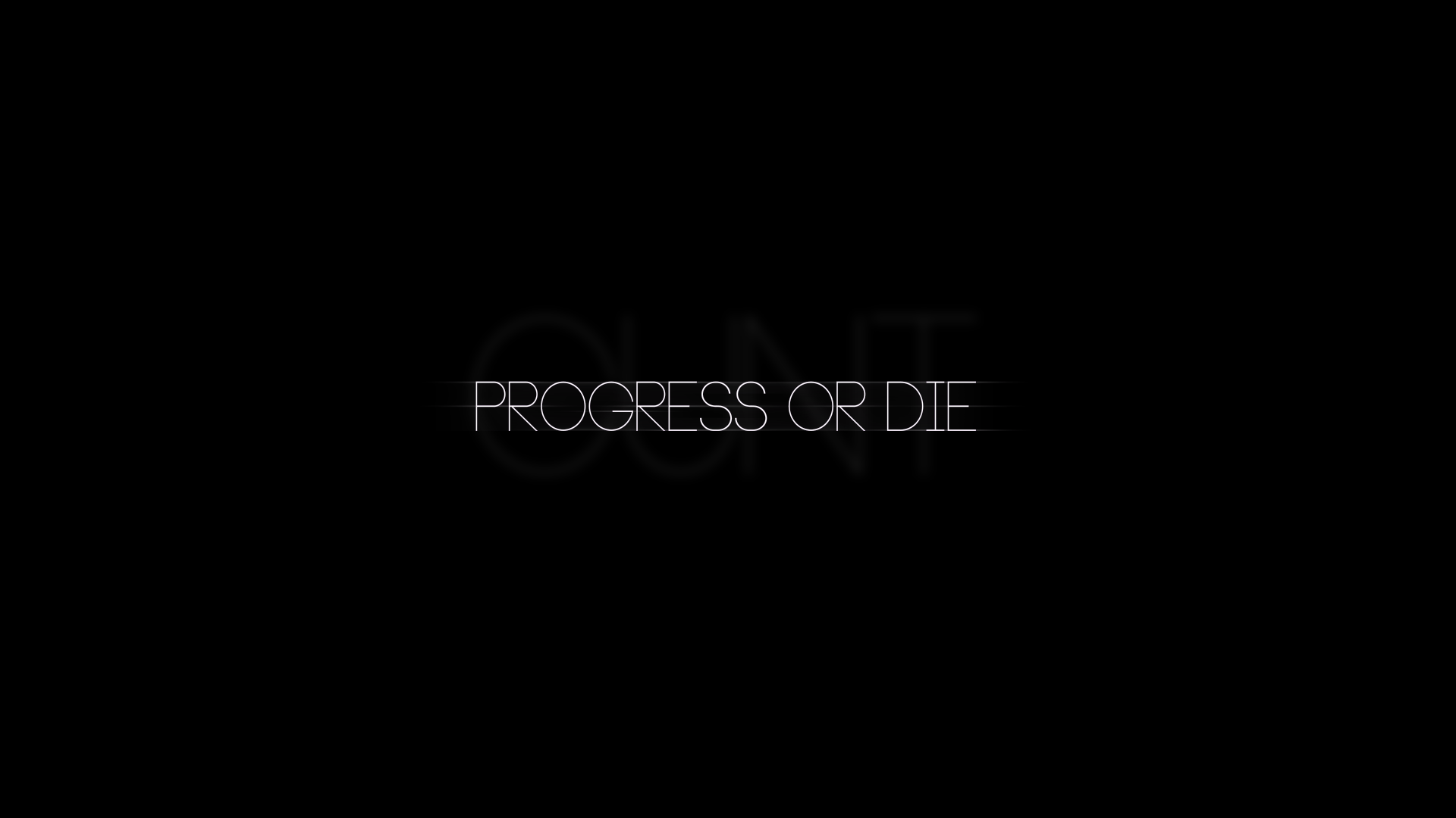 Progress or Die typography HD Wallpaper
