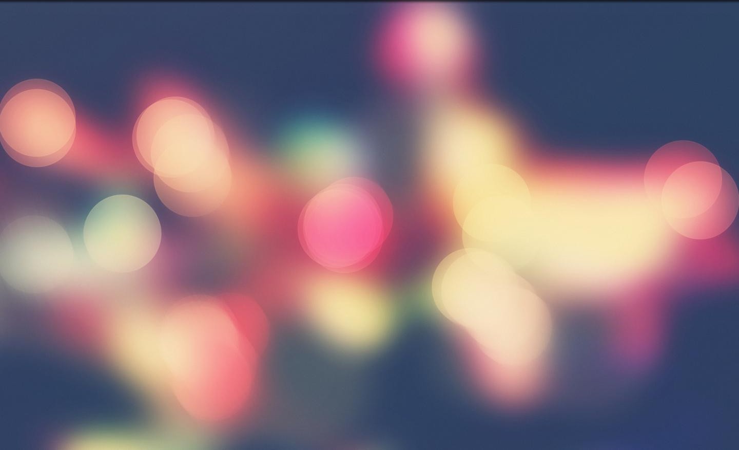 Abstract bokeh lights in various colors HD Wallpaper