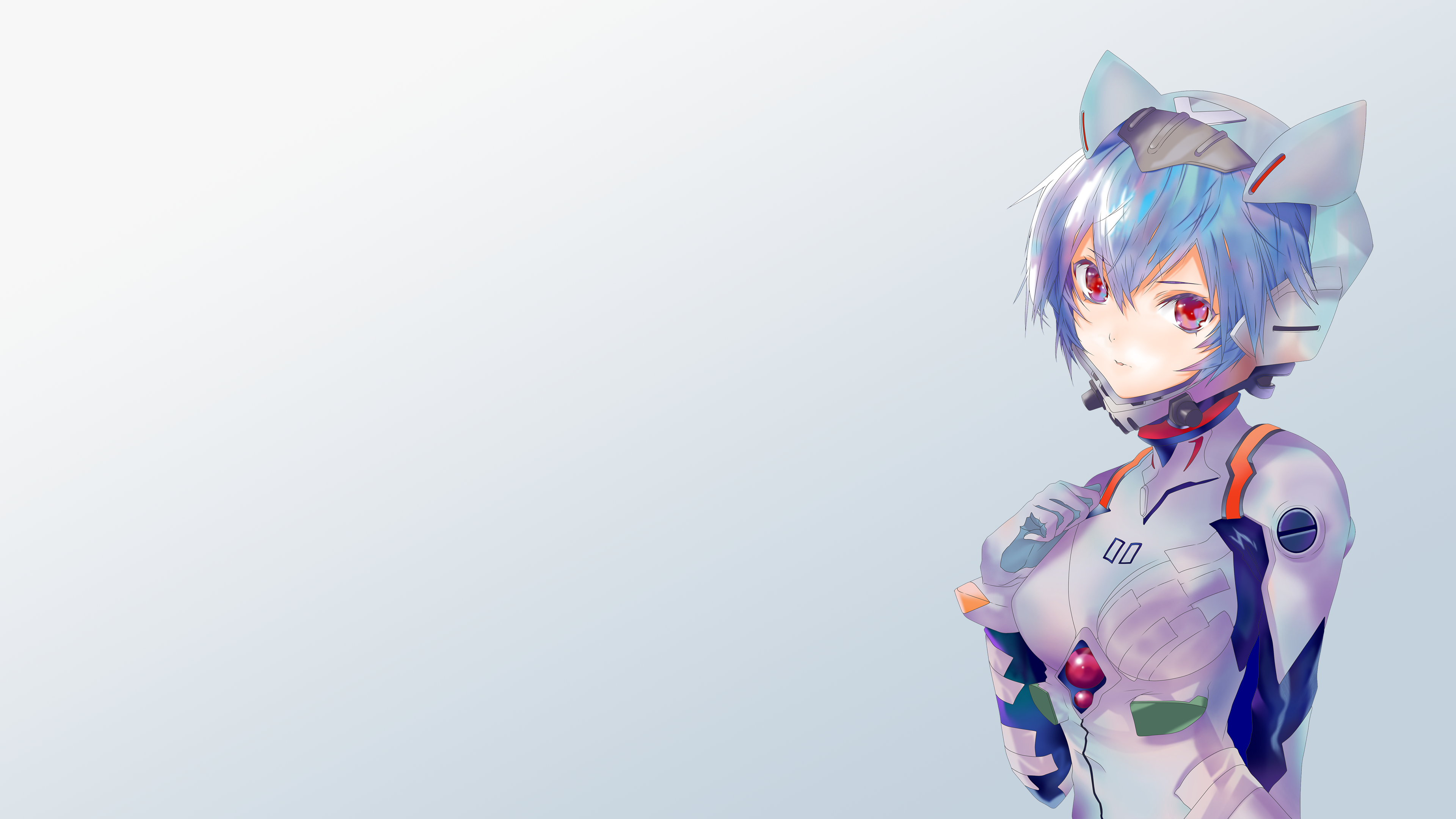 Rei Ayanami in Evangelion Unit HD Wallpaper