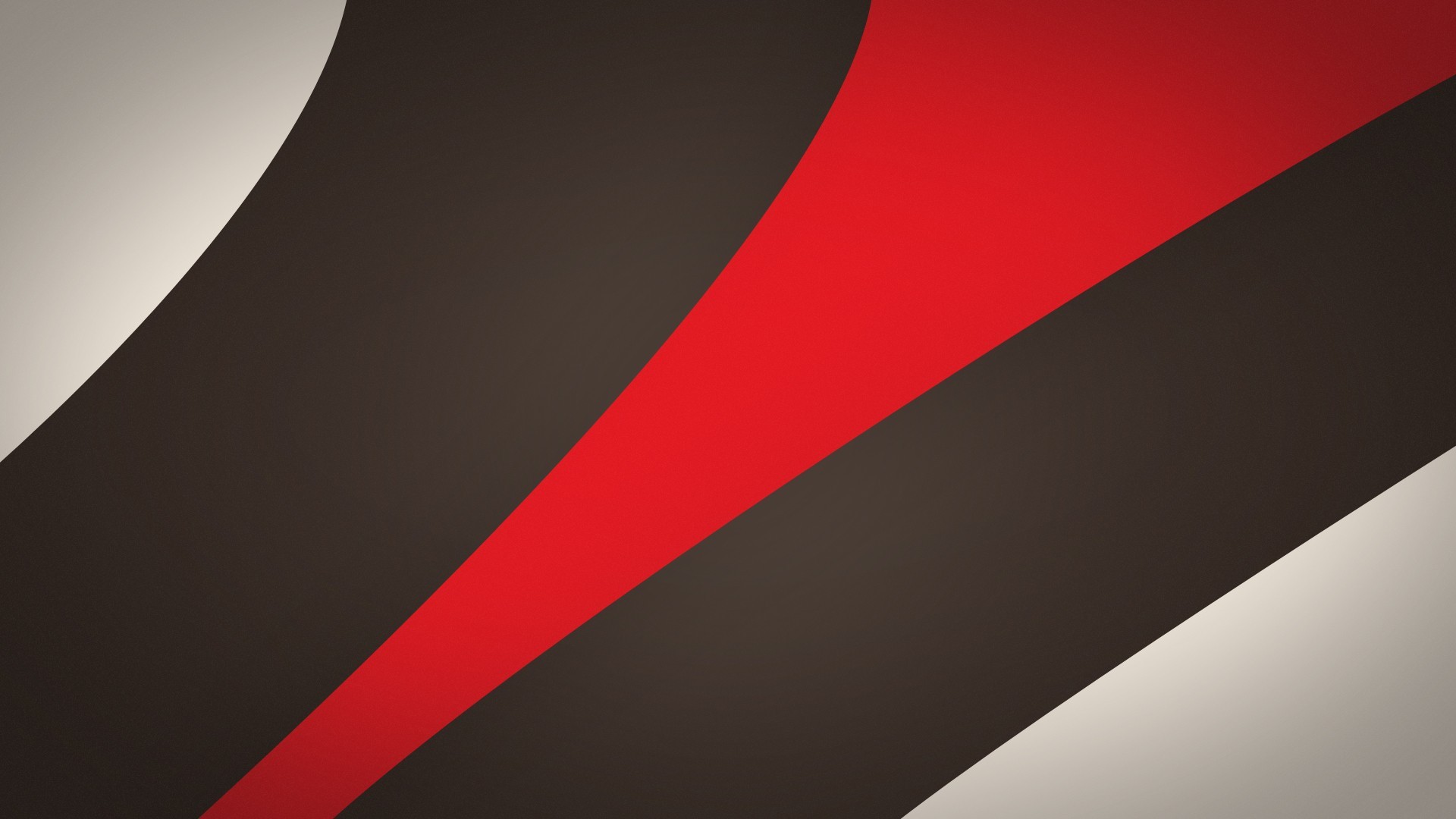 Abstract shapes with red, black, and white curves HD Wallpaper