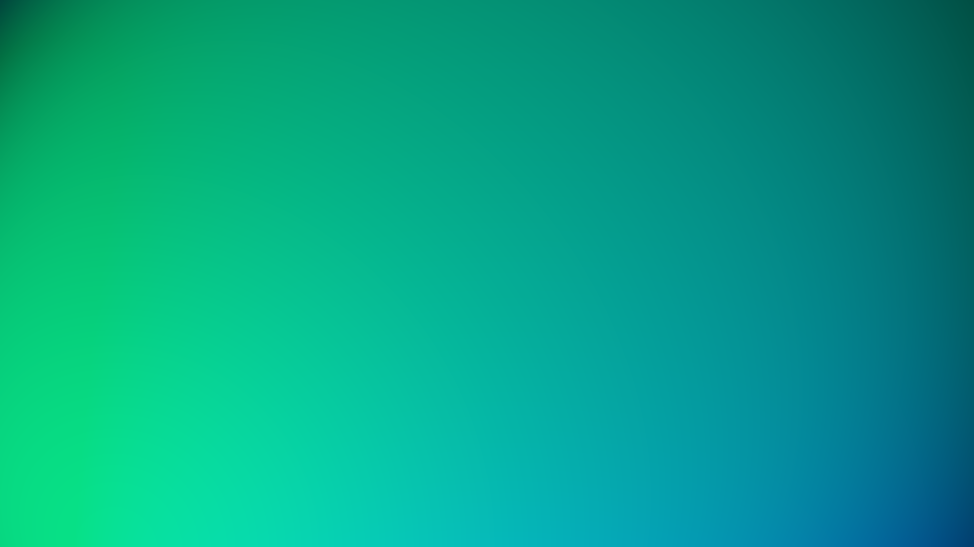Green and blue gradient background HD Wallpaper