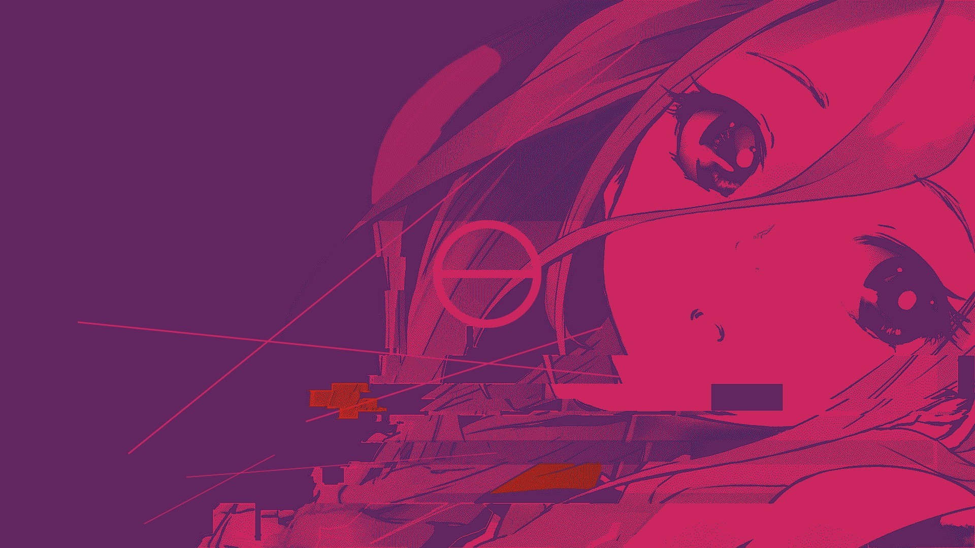 IA Vocaloid Anime Girl Glitch Art HD Wallpaper