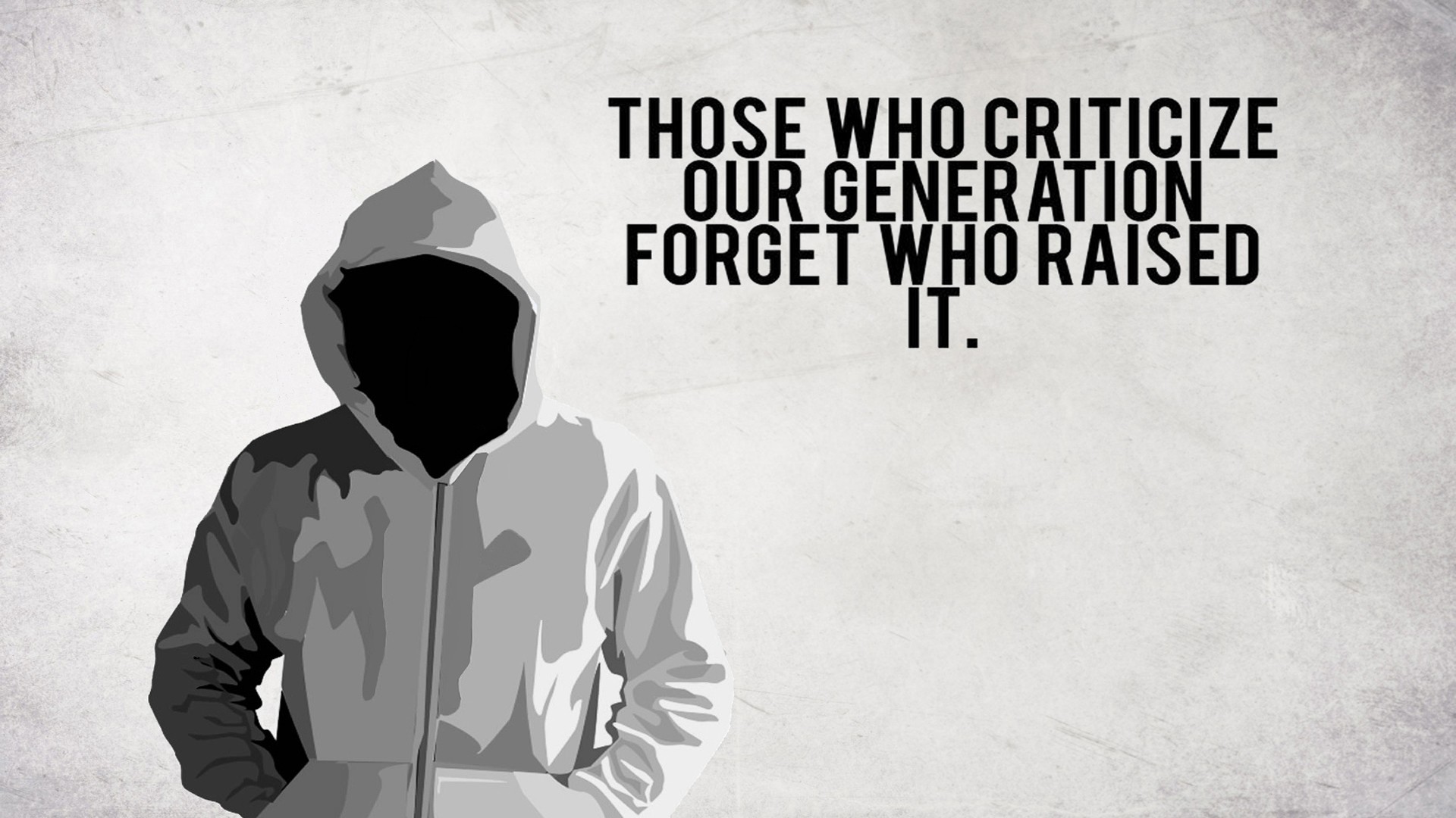 hoods typography quote simple background HD Wallpaper