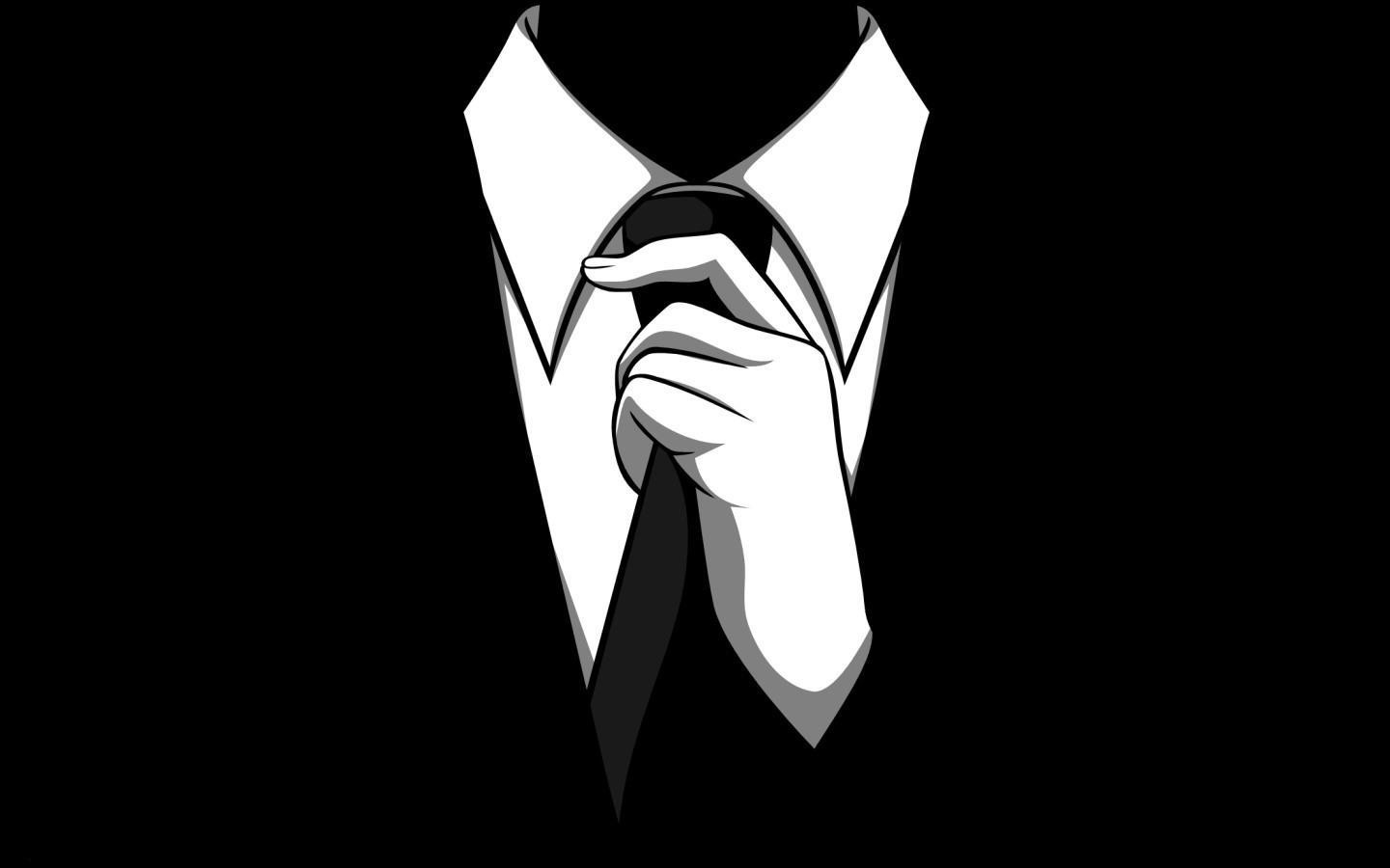 Hand adjusting a tie on a suit HD Wallpaper