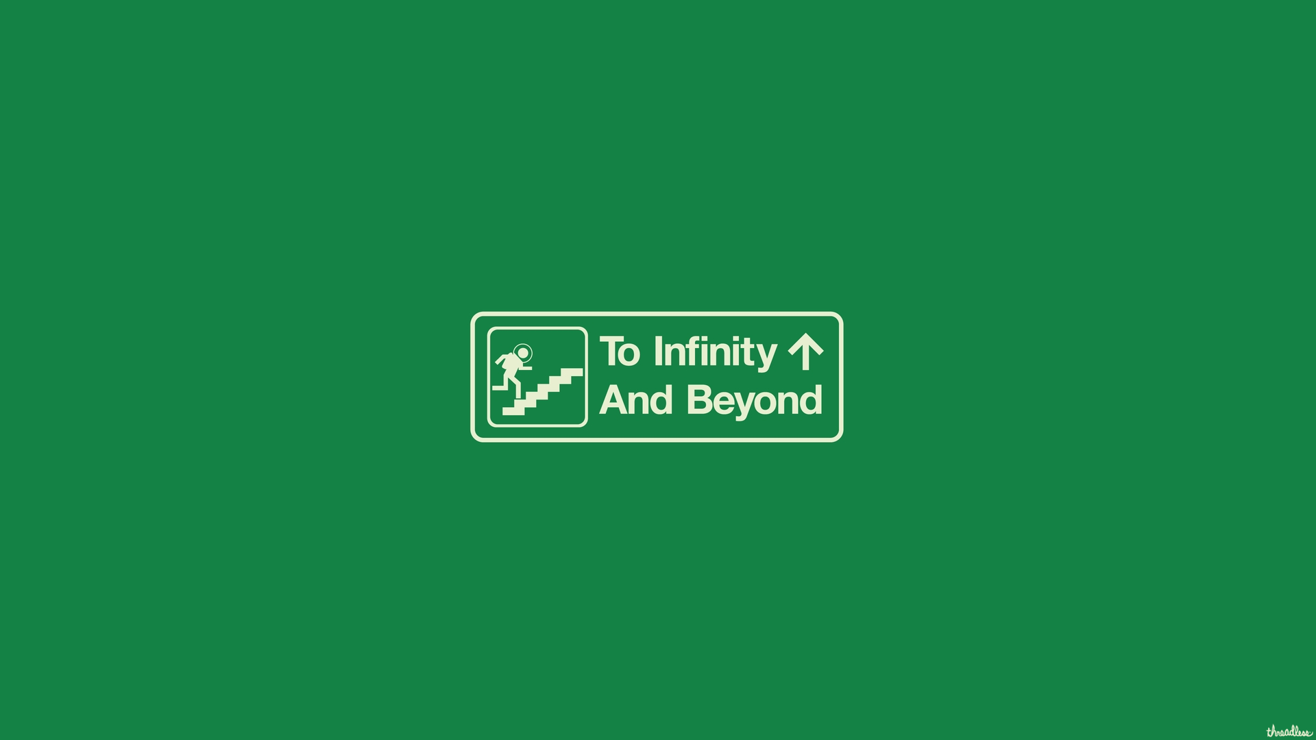 To Infinity And Beyond Sign HD Wallpaper