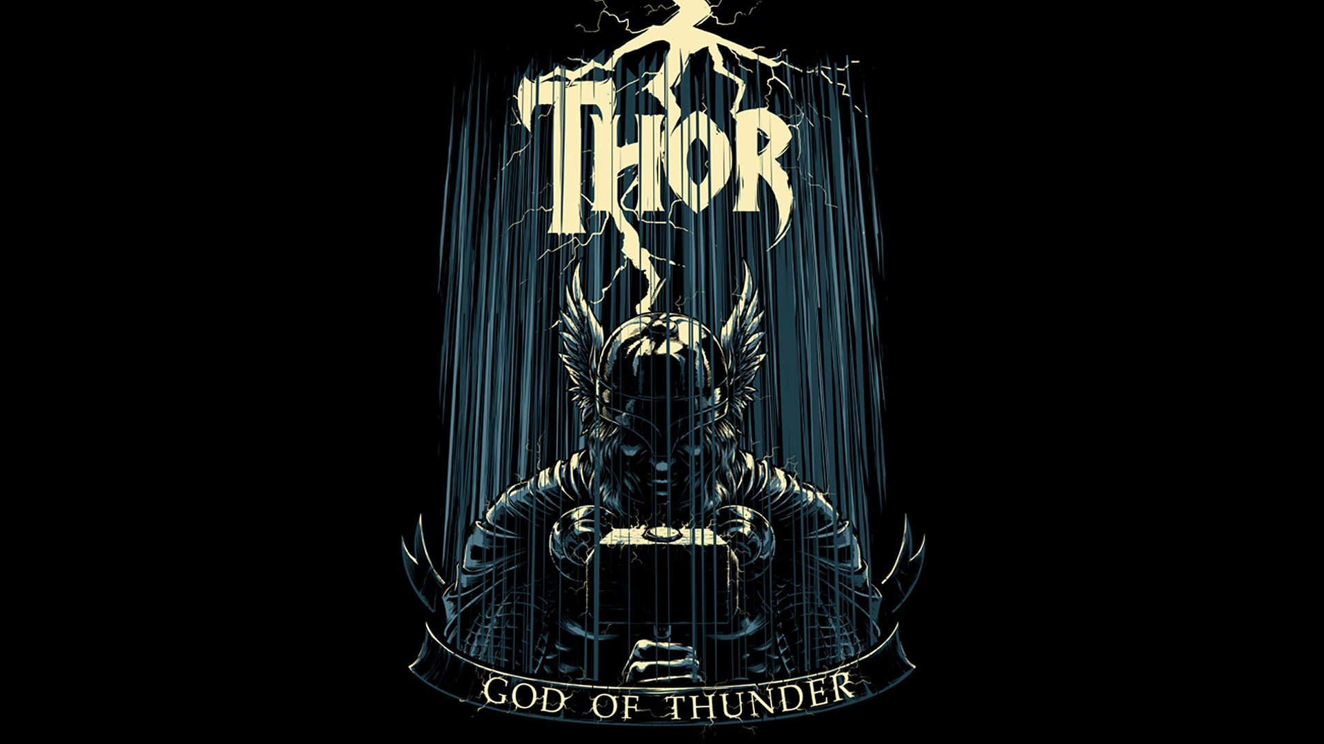 Thor God of Thunder Artwork HD Wallpaper
